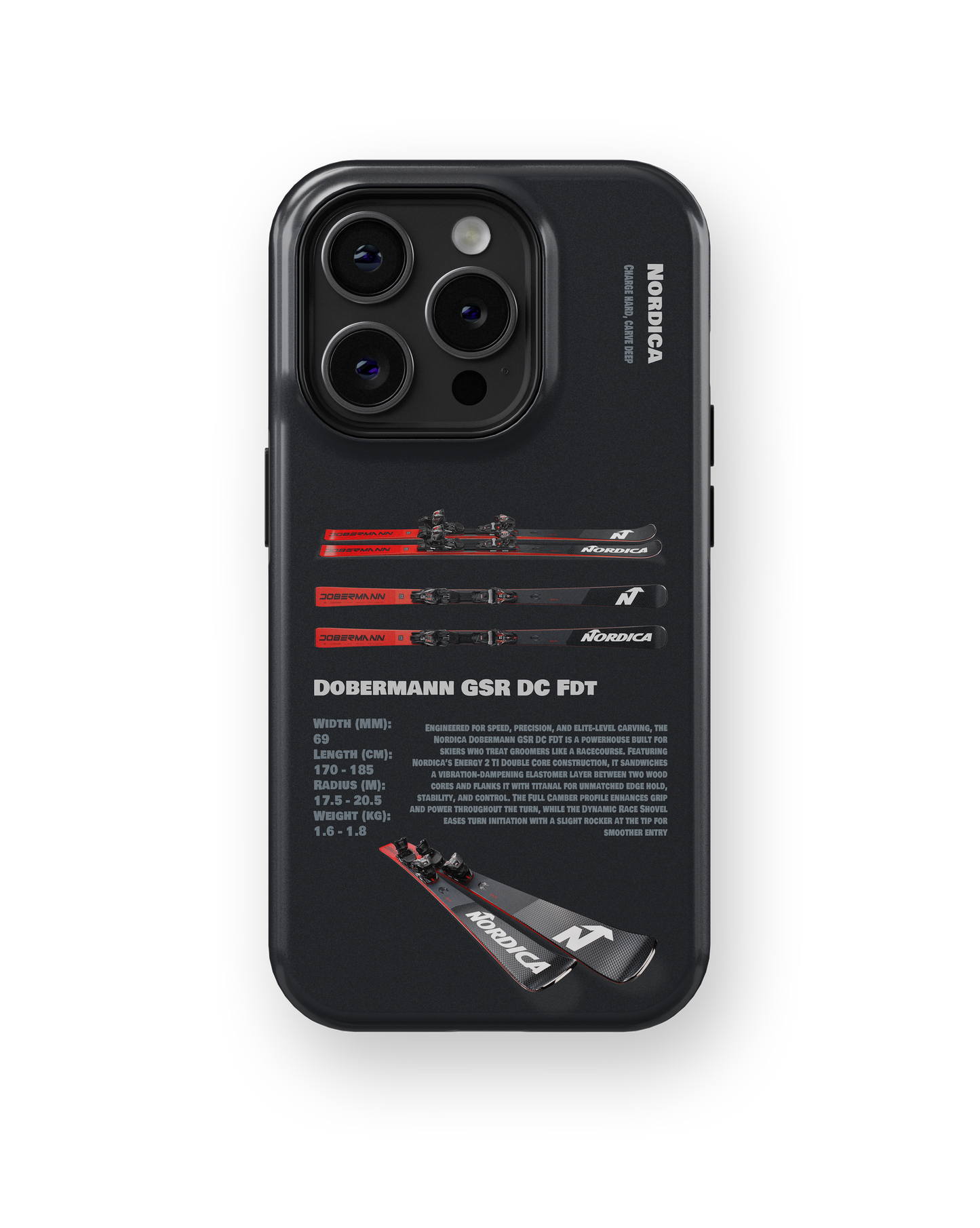 Nordica Dobermann GSR DC Fdt Ski Phone Case
