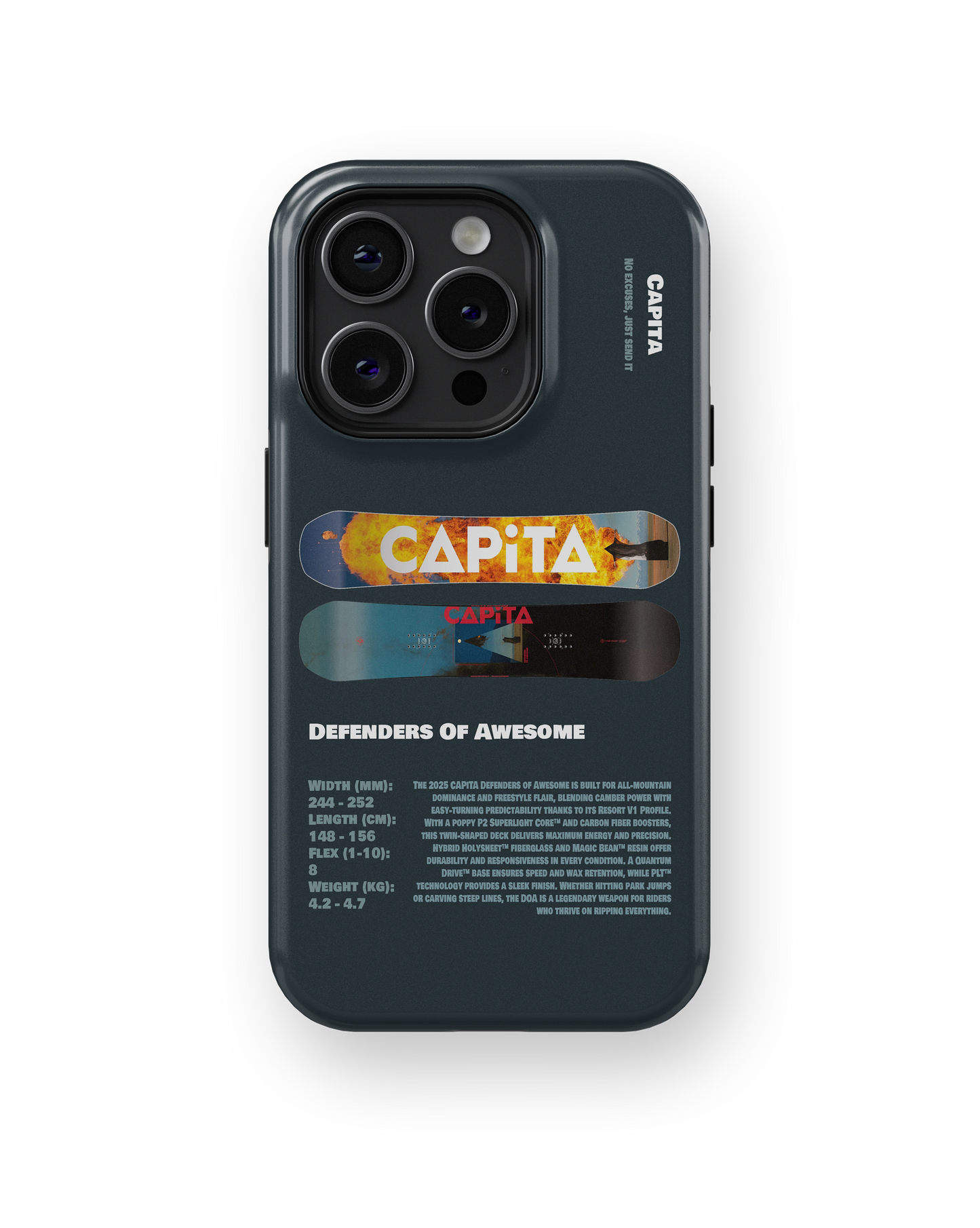 Capita Defenders of Awesome 2025 Snowboard Phone Case