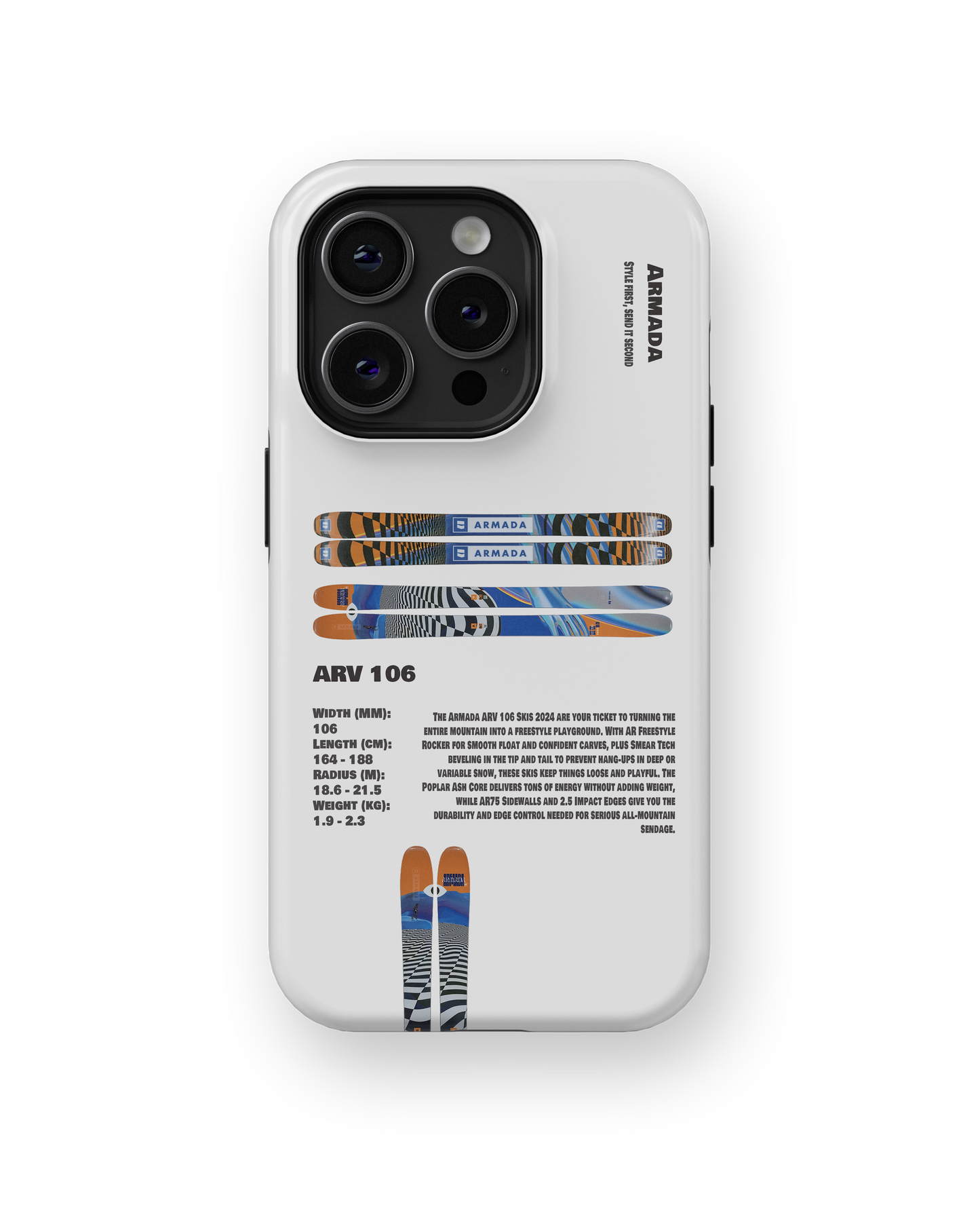 Armada ARV 106 - 2024 Ski Phone Case