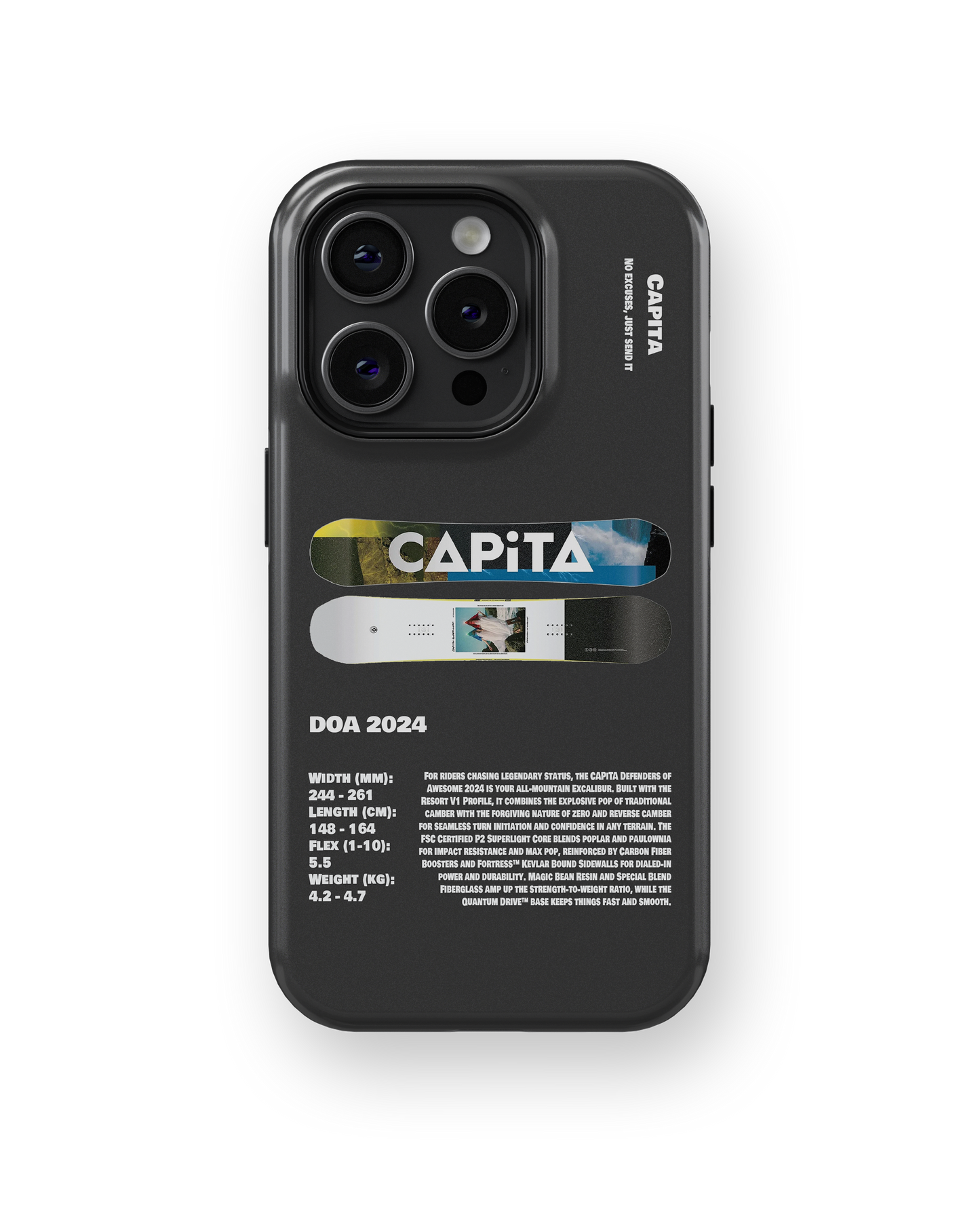 Capita DOA 2024 Snowboard Phone Case