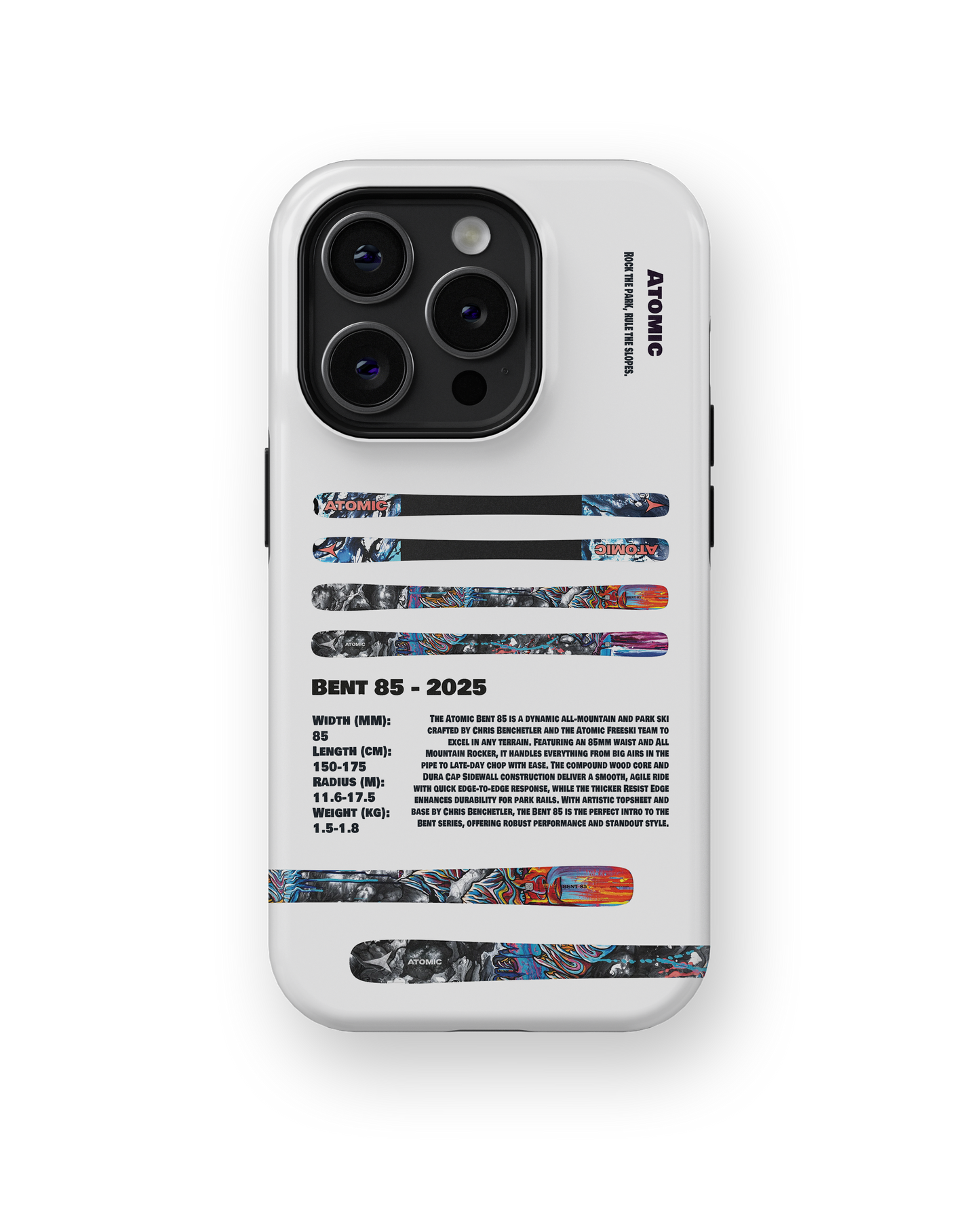 Atomic Bent 85 - 2025 Ski Phone Case