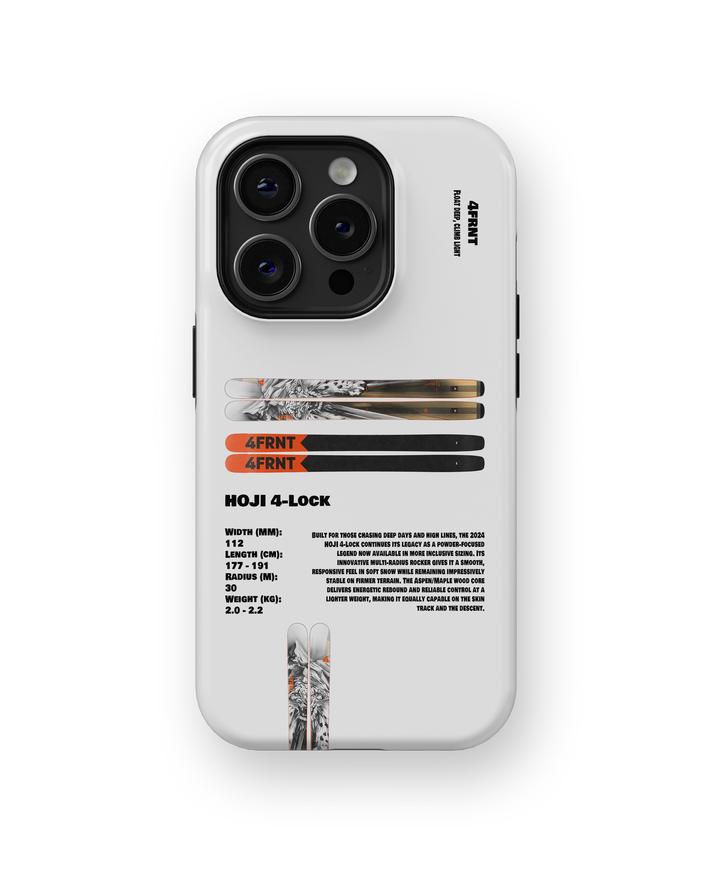 4Frnt 23/24 HOJI 4-Lock Ski Phone Case