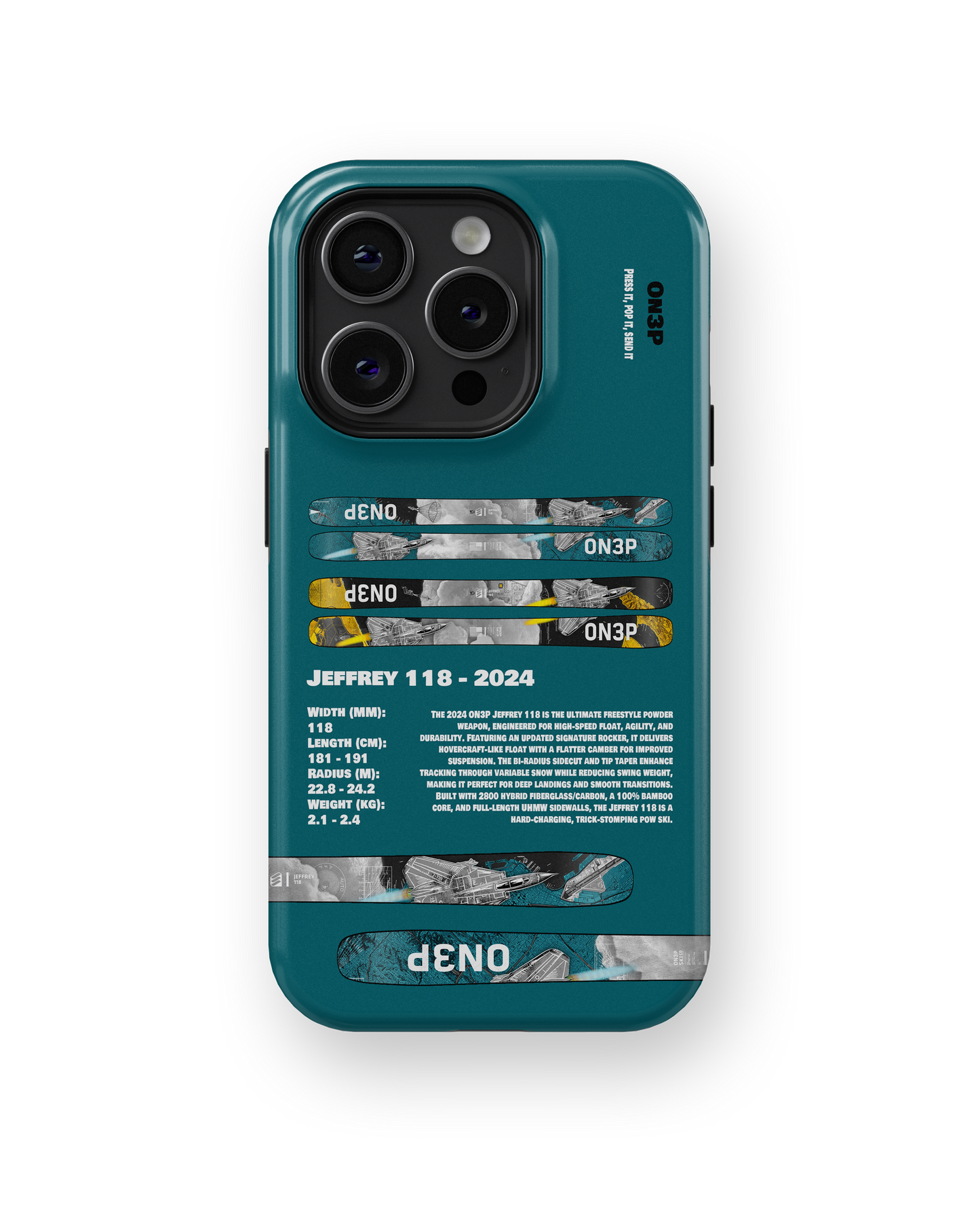 On3p Jeffrey 118 - 2024 Ski Phone Case