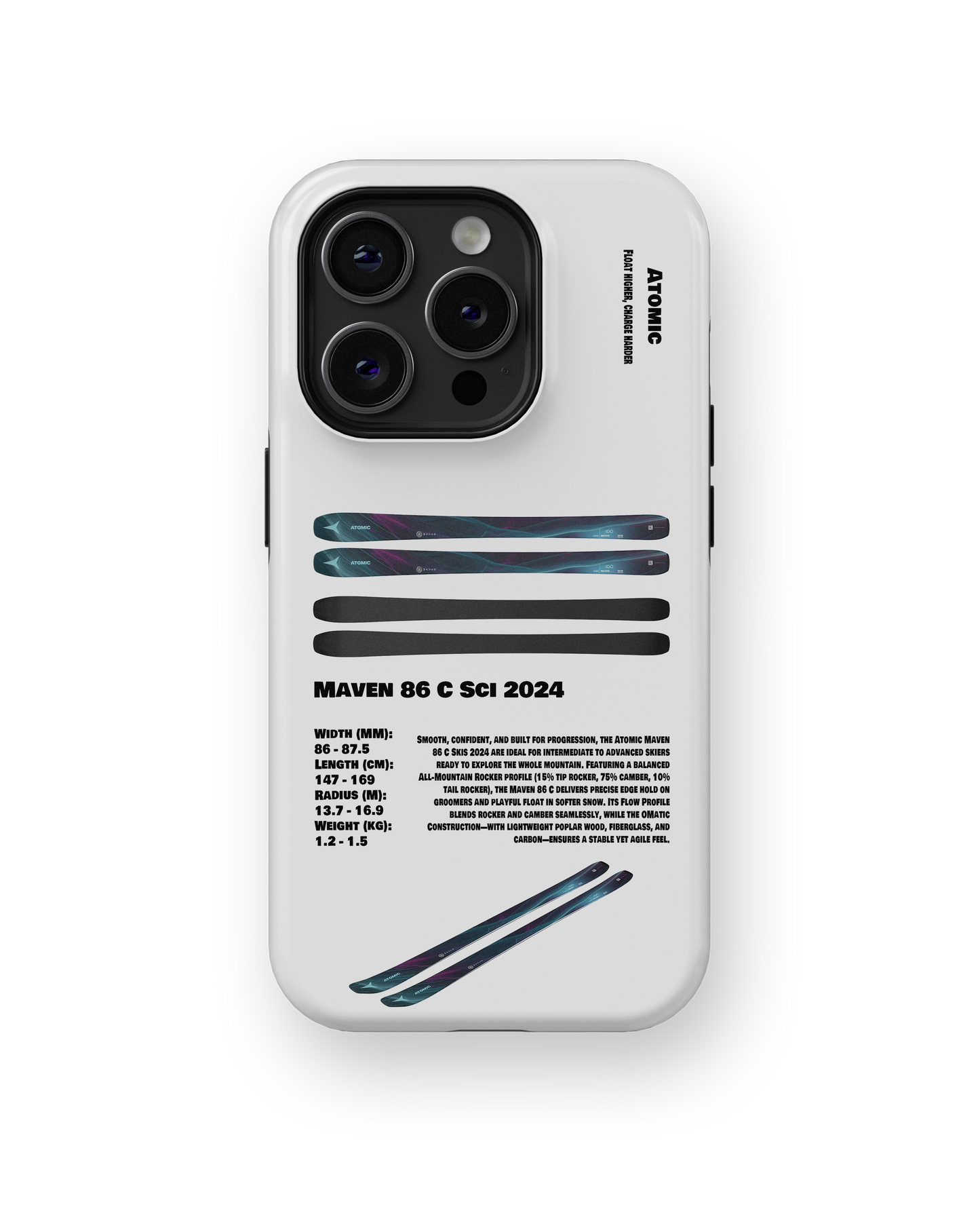 Atomic Maven 86 C Sci 2024 Ski Phone Case
