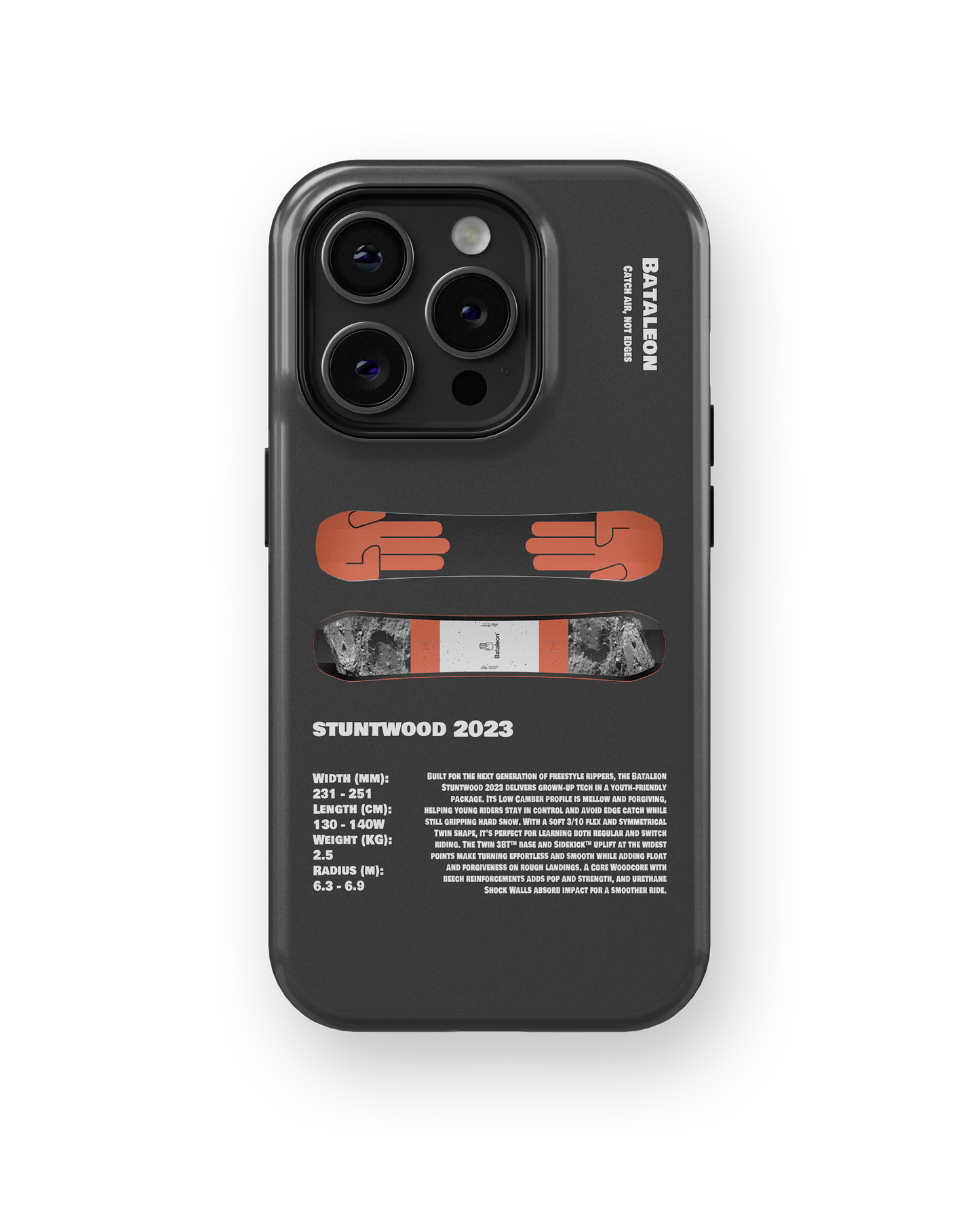 Bataleon Stuntwood 2023 Snowboard Phone Case