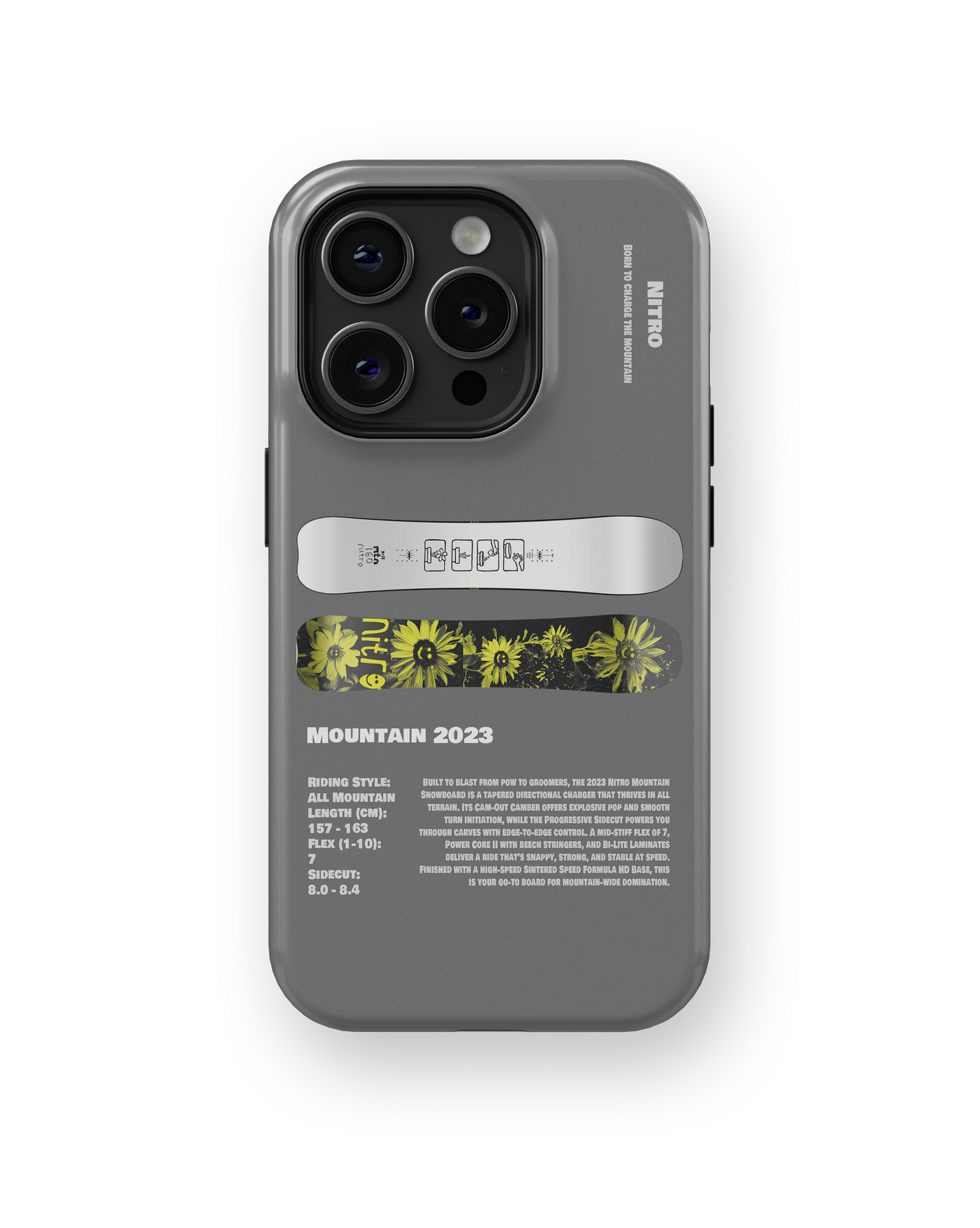 Nitro Mountain 2023 Snowboard Phone Case
