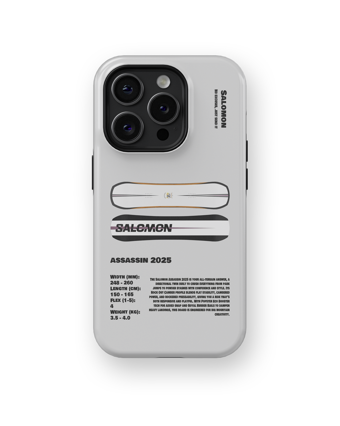 Salomon Assassin 2025 Snowboard Phone Case
