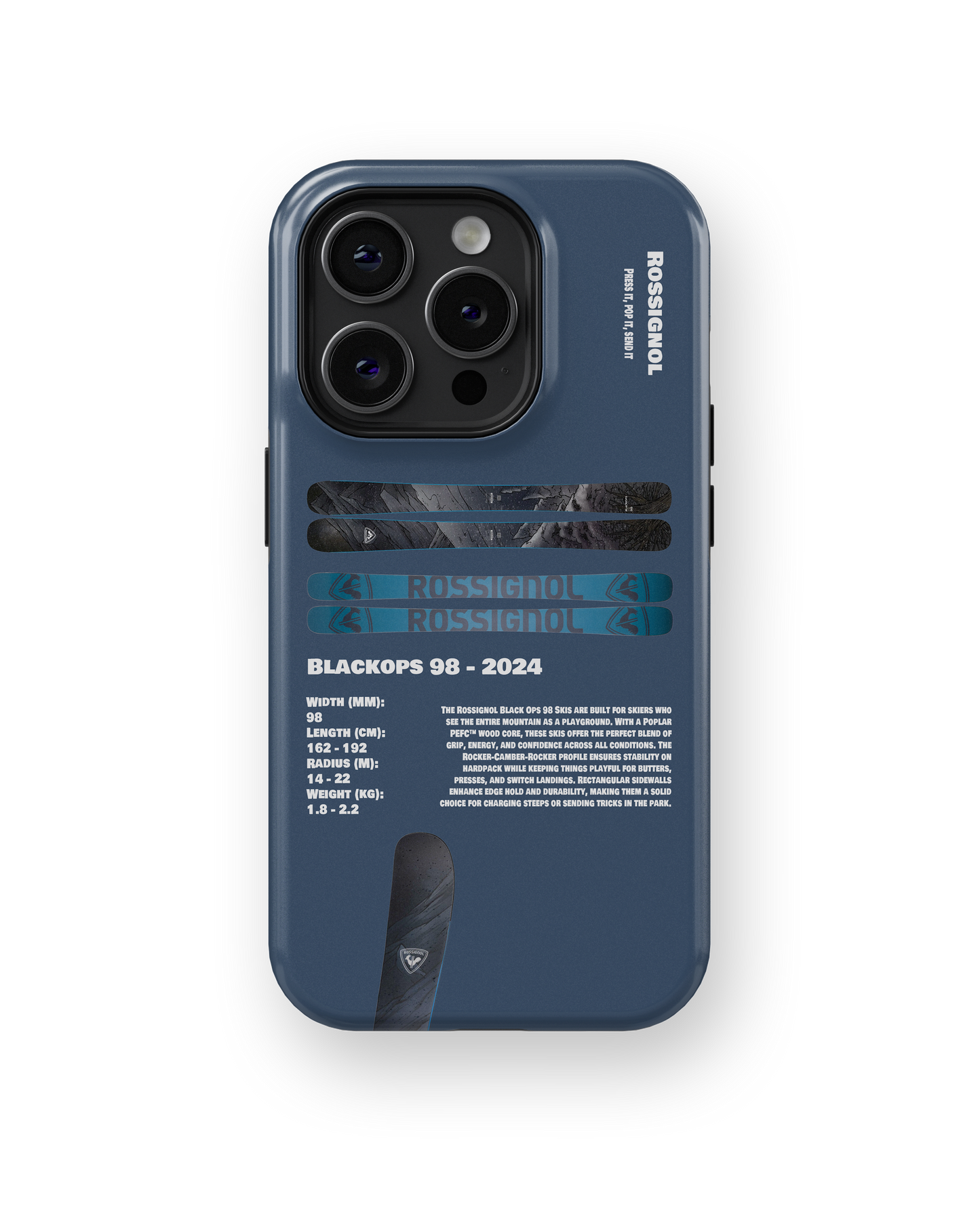 Rossignol Blackops Gamer 98 - 2024 Ski Phone Case
