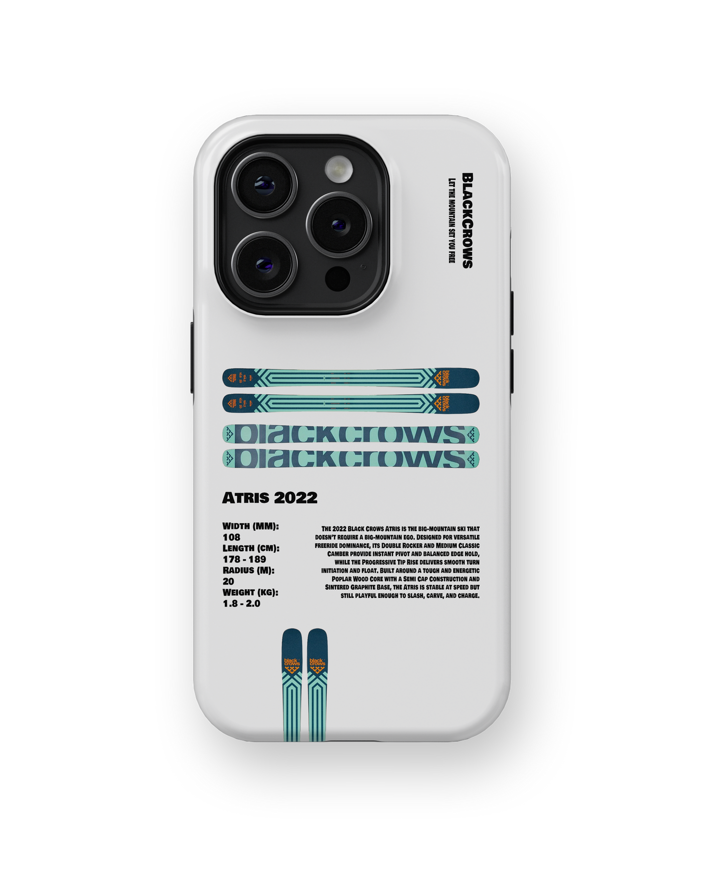 BlackCrows Atris 2022 Ski Phone Case