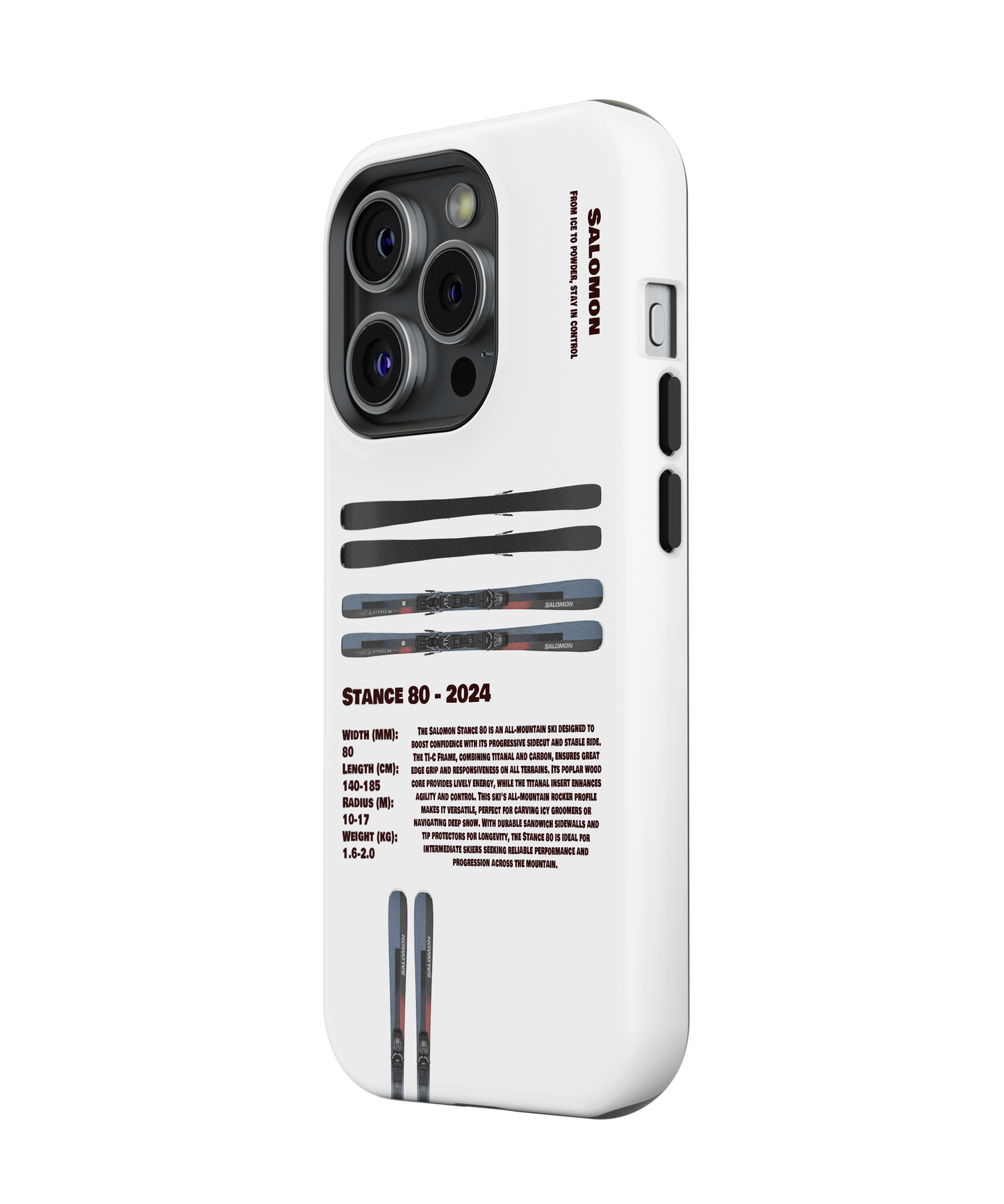 Salomon Stance 80 - 2024 Ski Phone Case