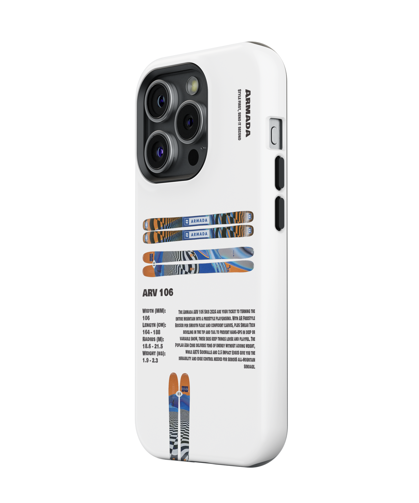 Armada ARV 106 - 2024 Ski Phone Case