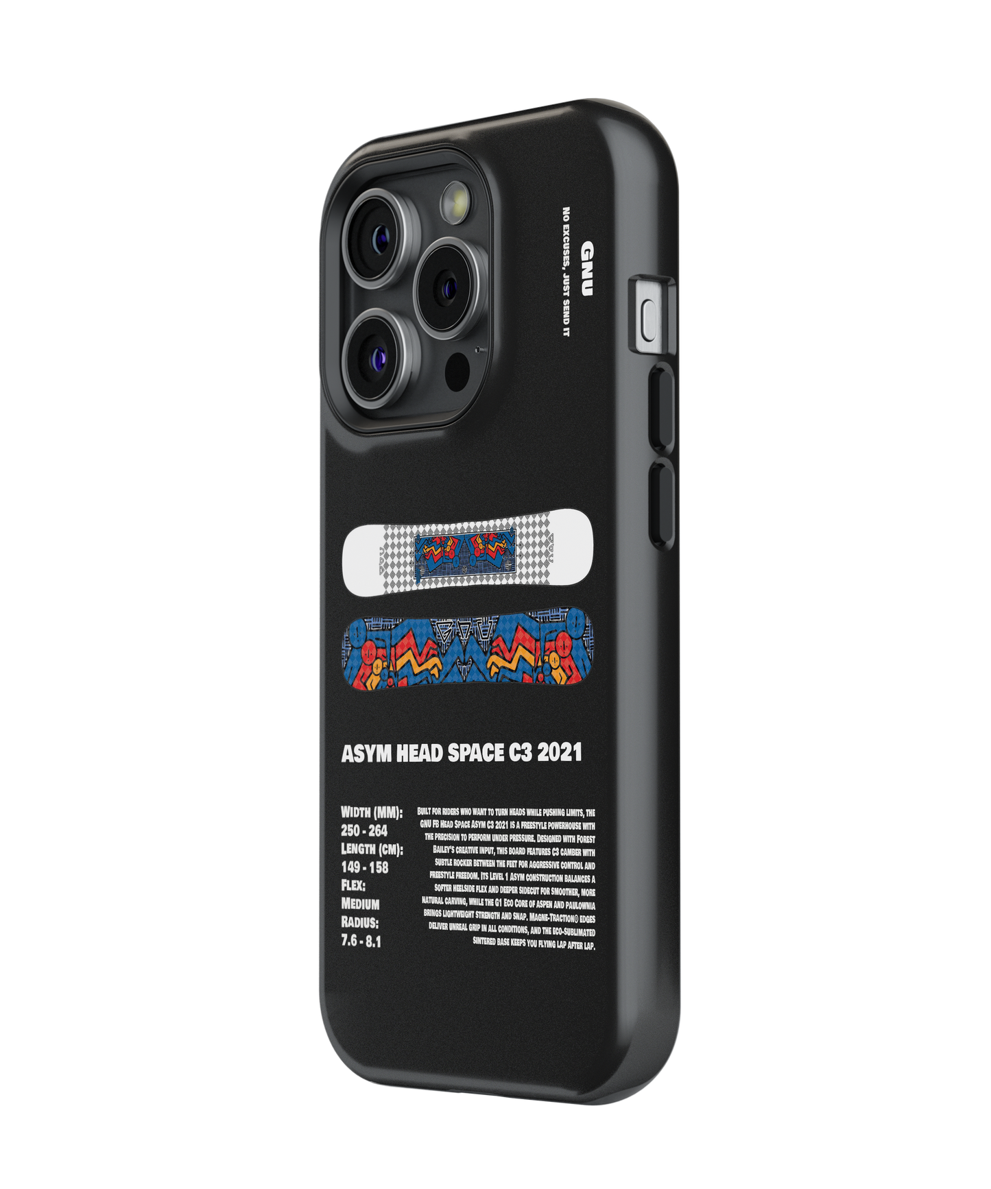 M'S GNU ASYM HEAD SPACE C3 2021 Snowboard Phone Case