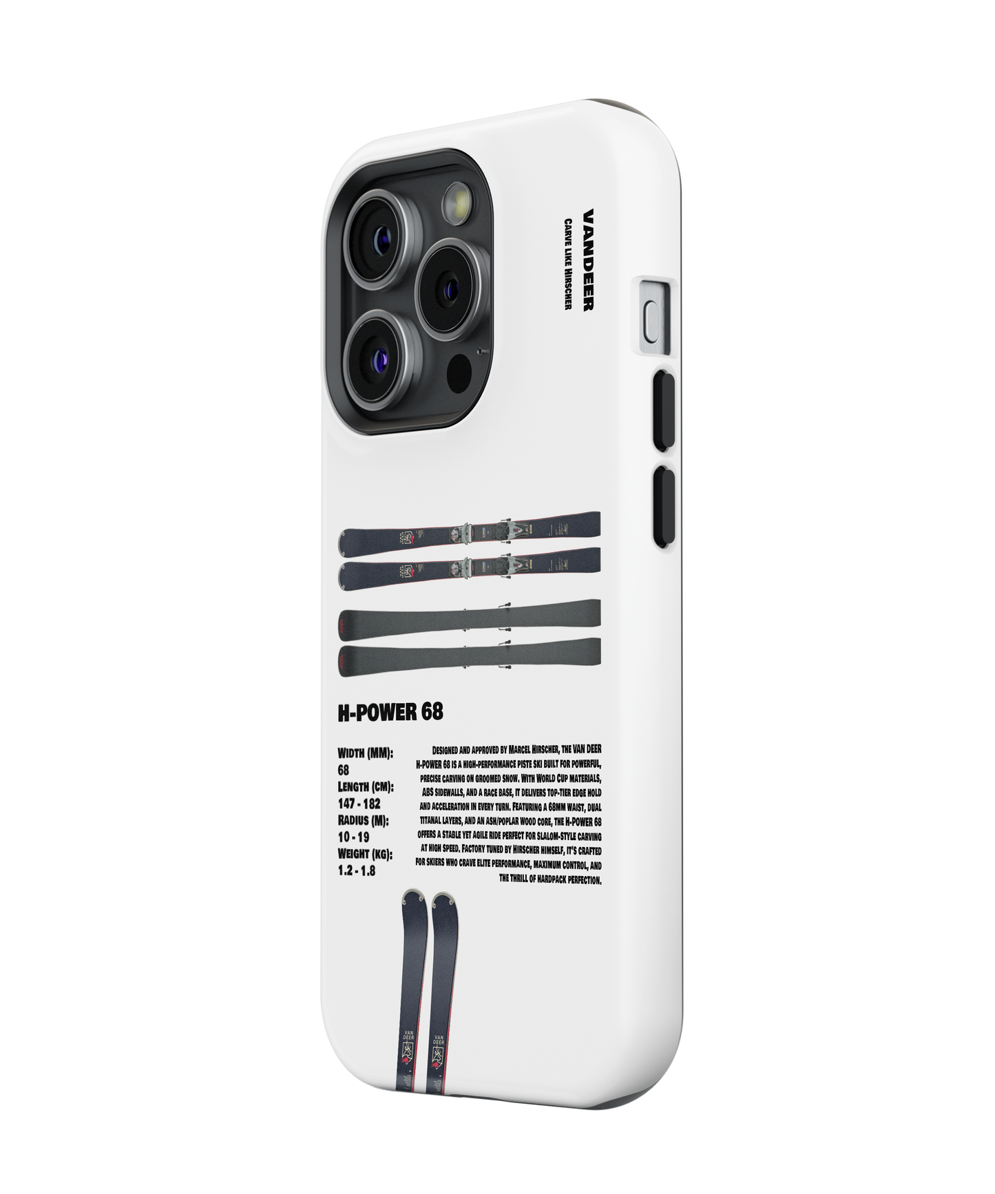 Van Deer H-POWER 68 Ski Phone Case