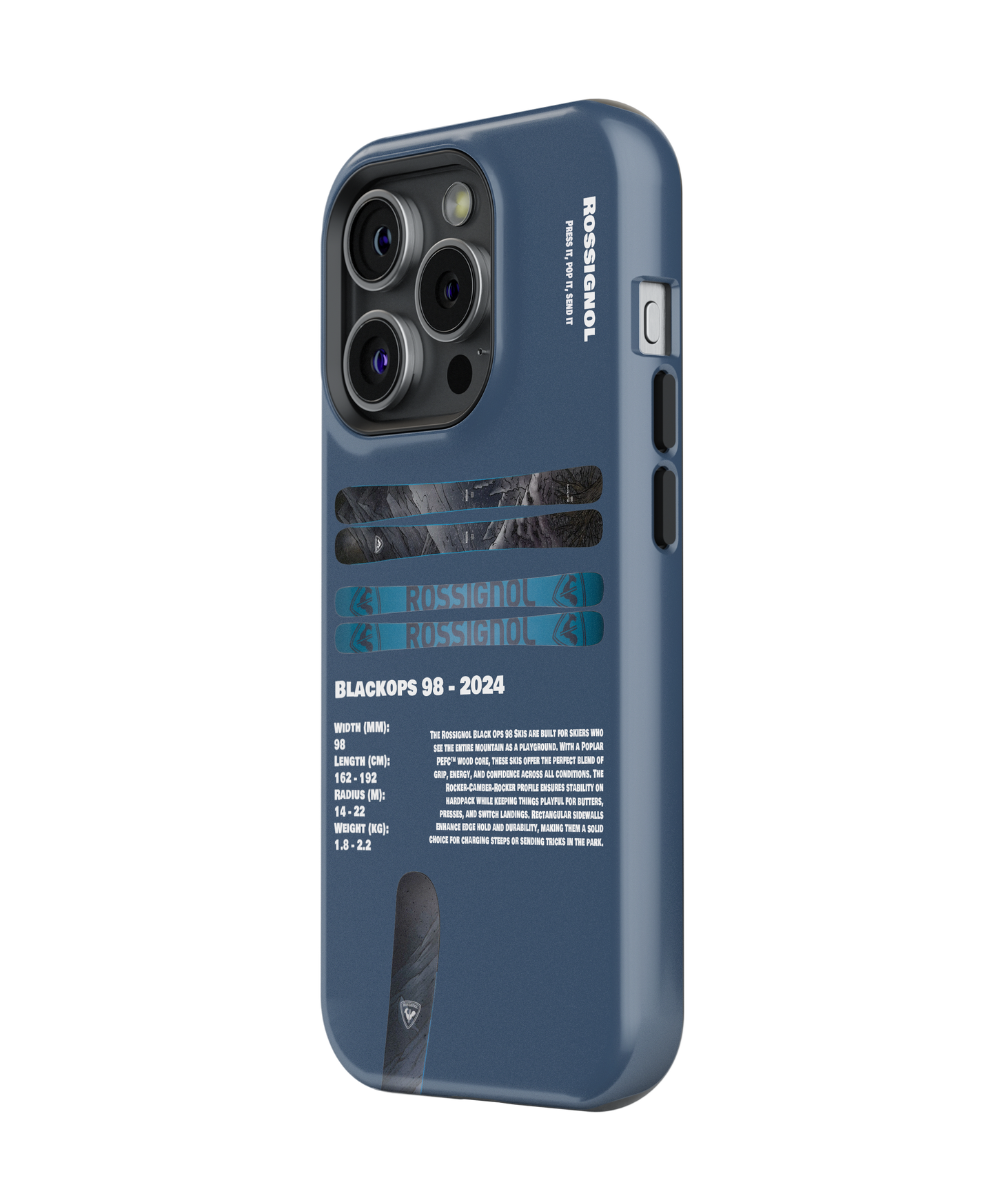Rossignol Blackops Gamer 98 - 2024 Ski Phone Case