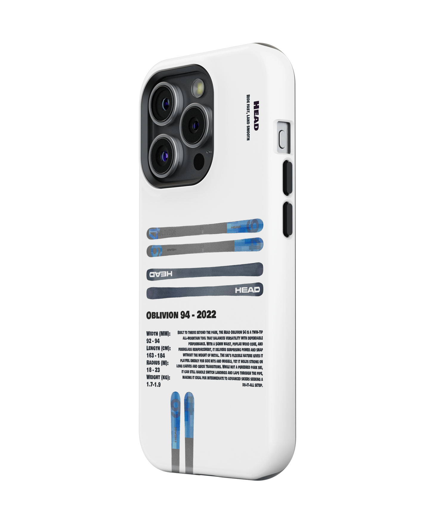 Head Oblivion 94 - 2022 Ski Phone Case