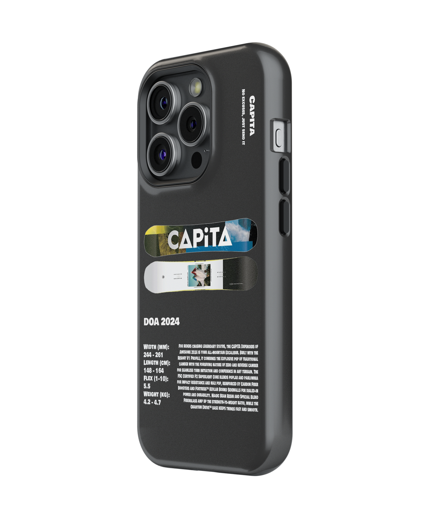 Capita DOA 2024 Snowboard Phone Case