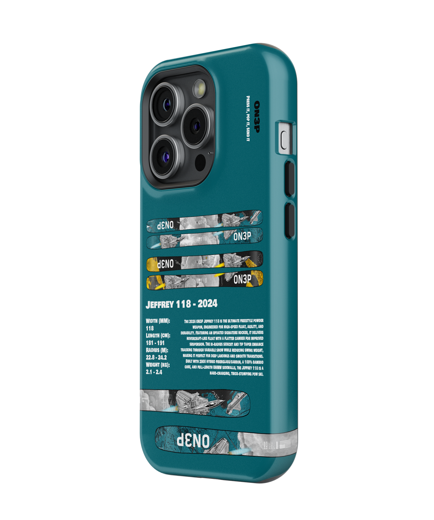 On3p Jeffrey 118 - 2024 Ski Phone Case