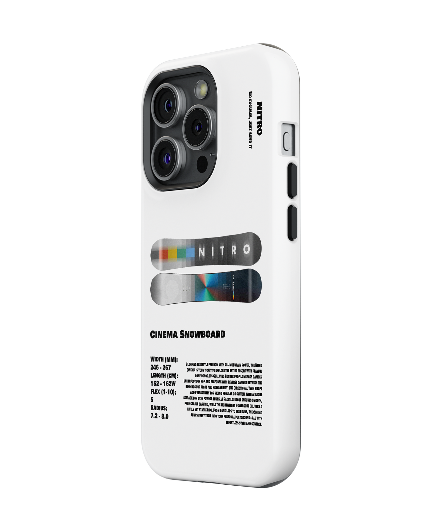 Nitro Cinema Snowboard Phone Case
