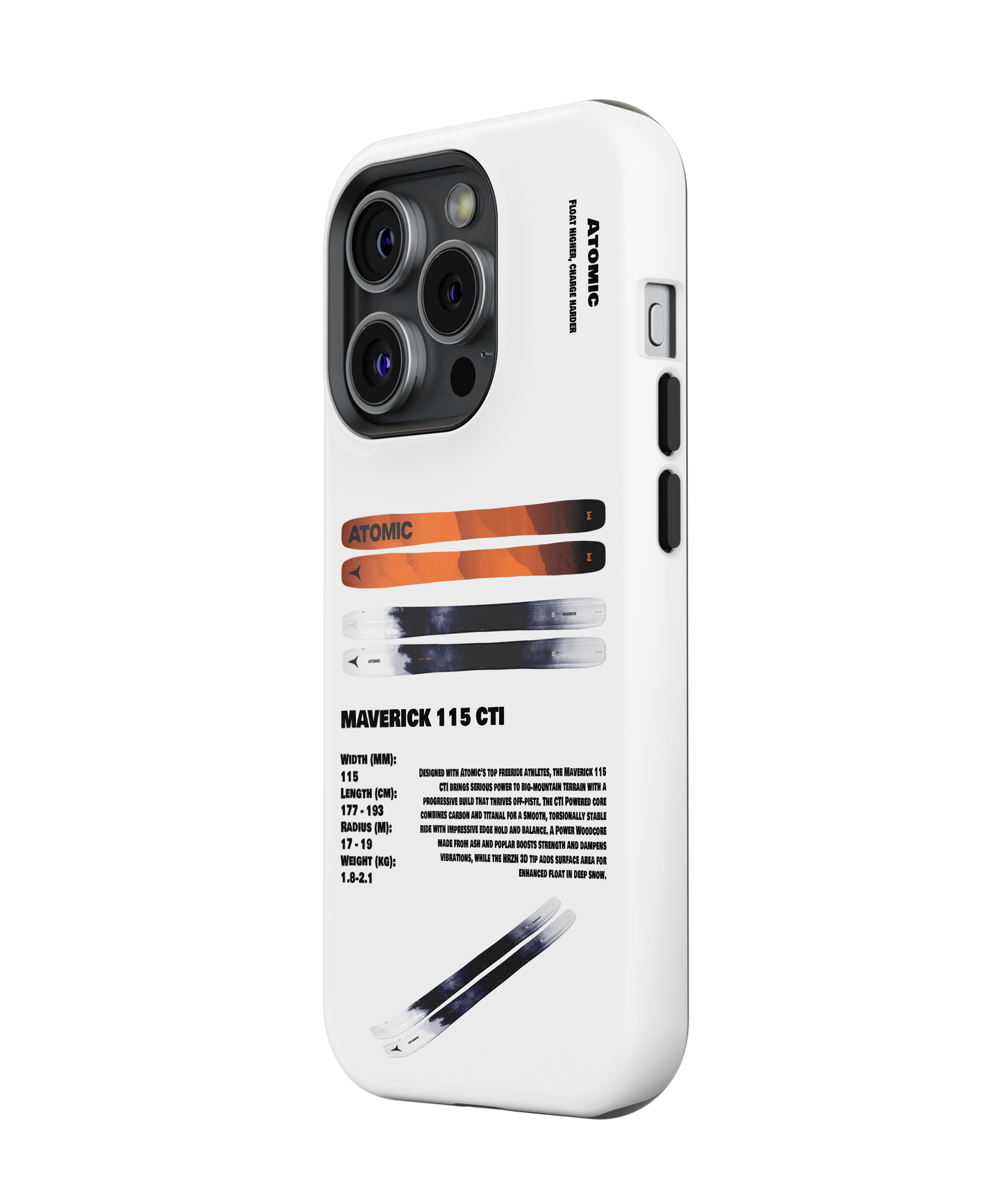 Atomic Maverick 115 CTI Ski Phone Case