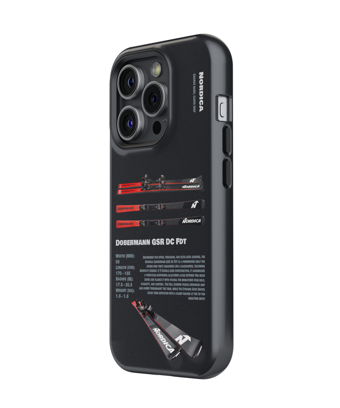 Nordica Dobermann GSR DC Fdt Ski Phone Case