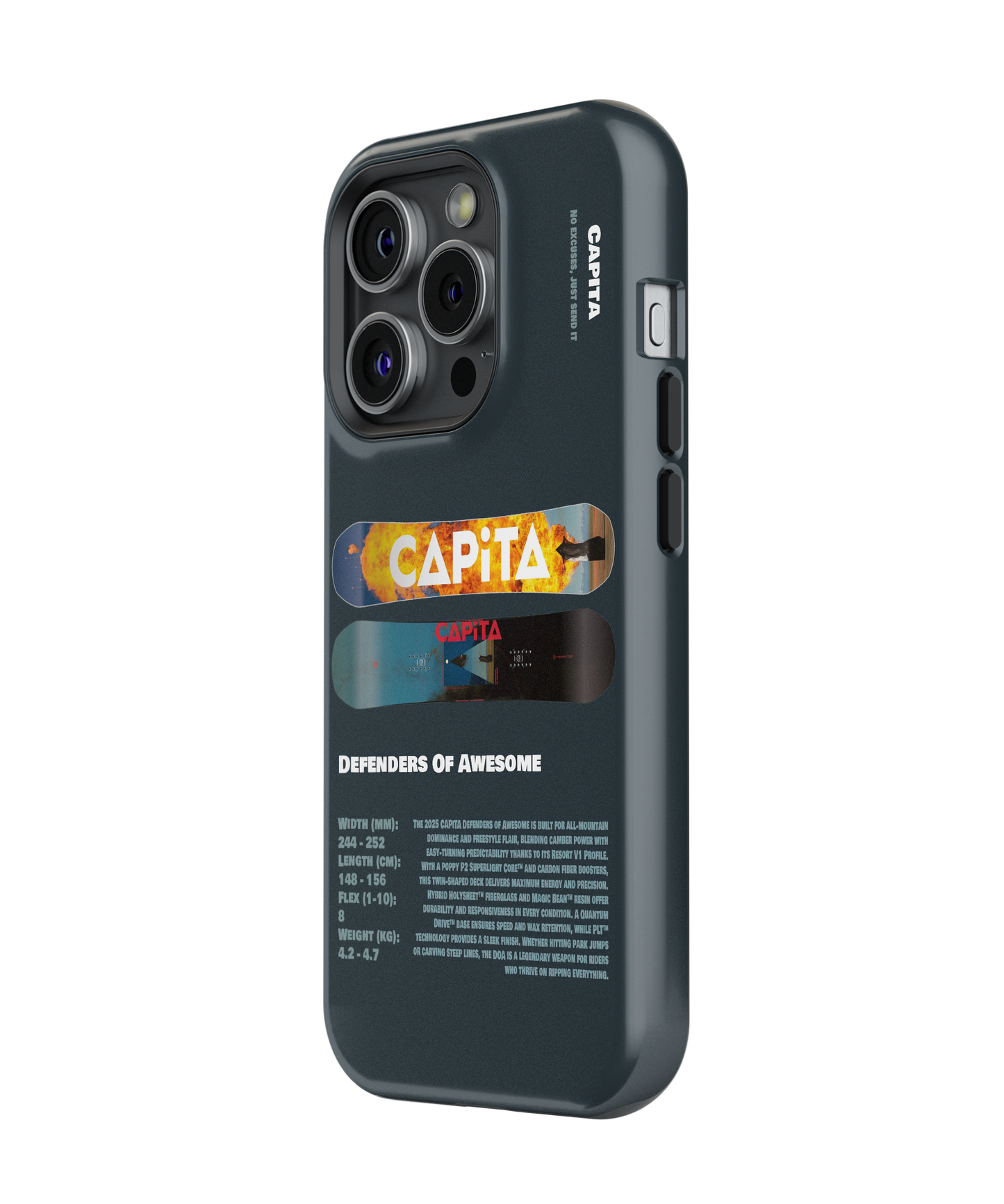 Capita Defenders of Awesome 2025 Snowboard Phone Case