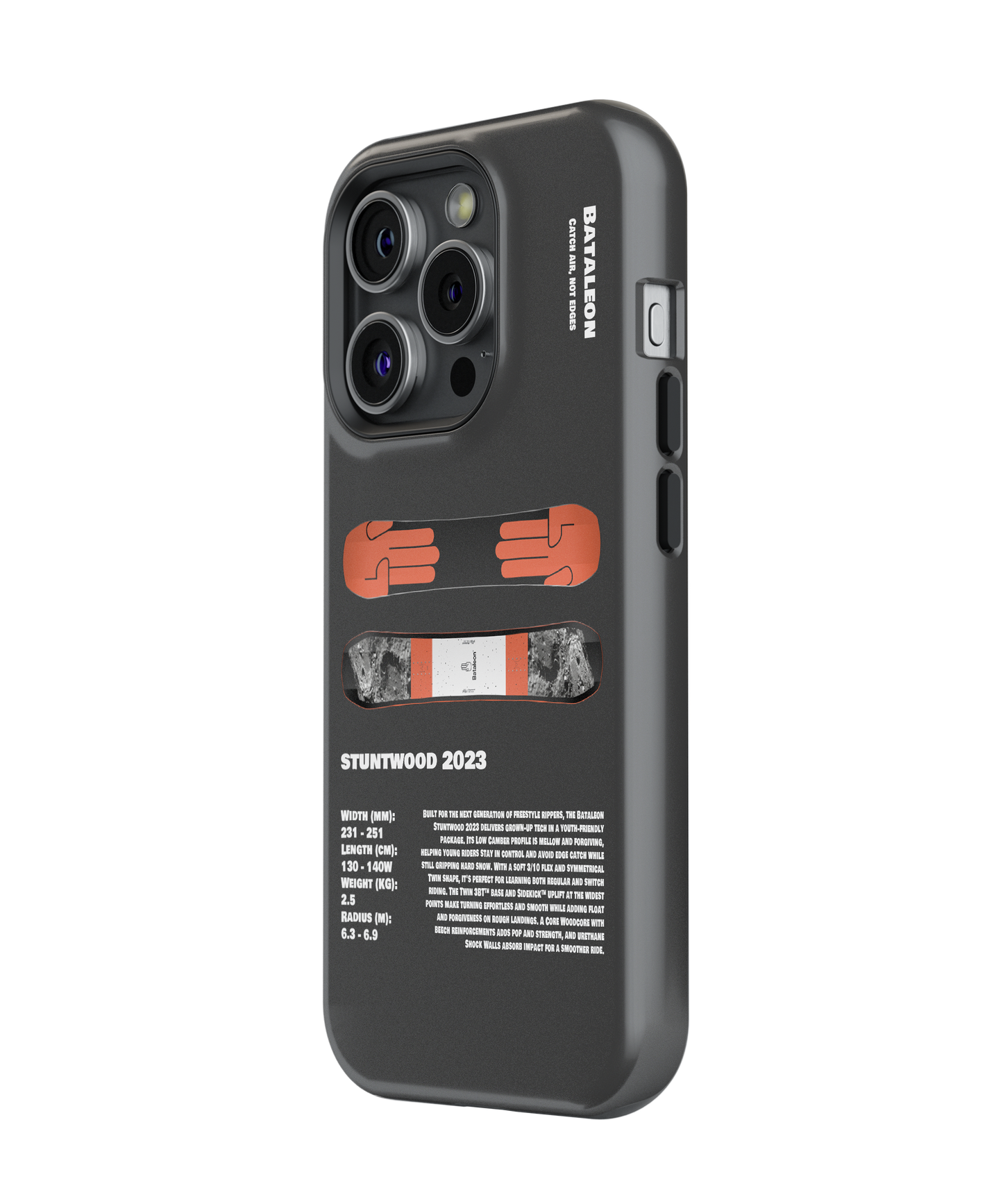 Bataleon Stuntwood 2023 Snowboard Phone Case