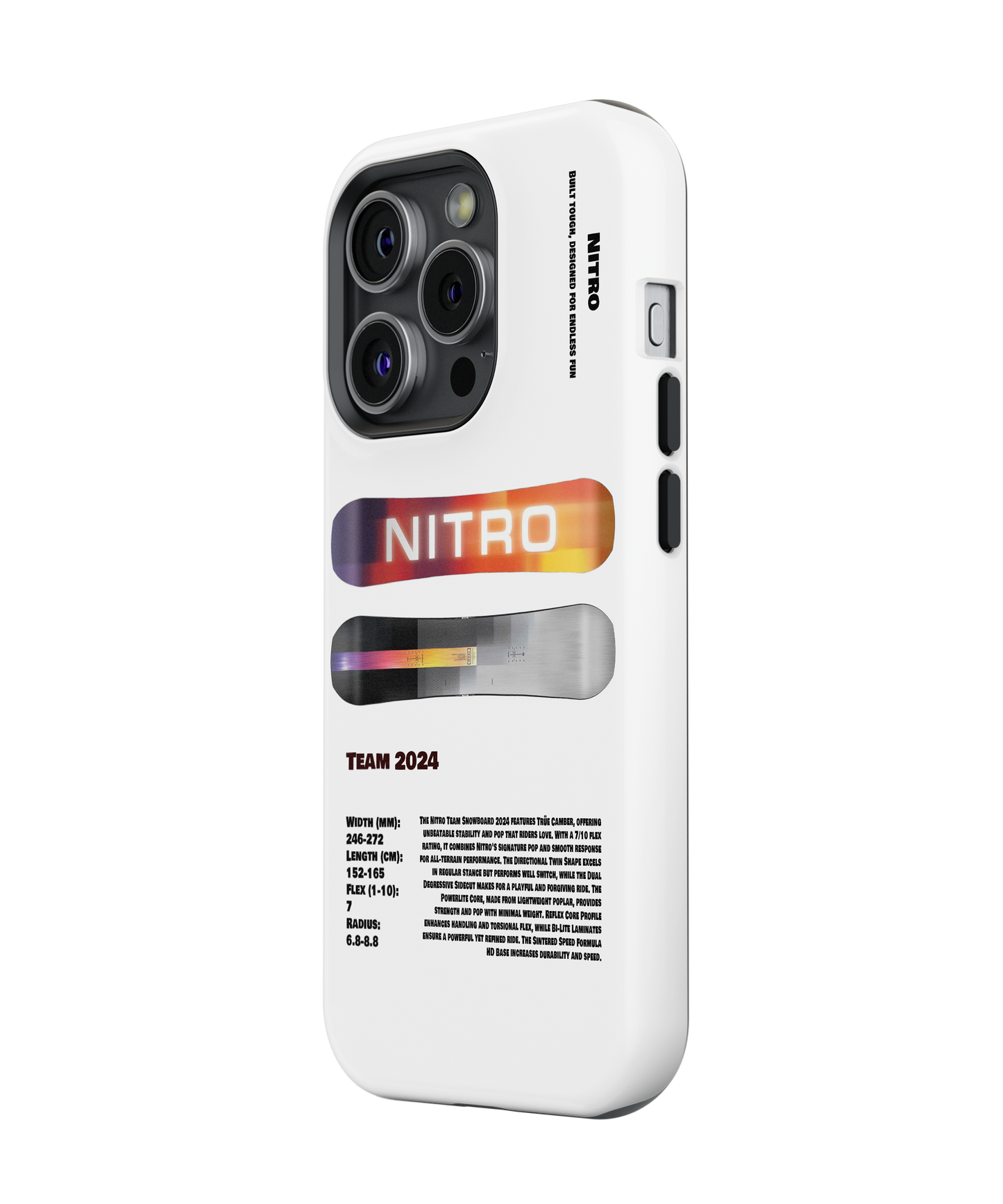 Nitro Team 2024 Snowboard Phone Case