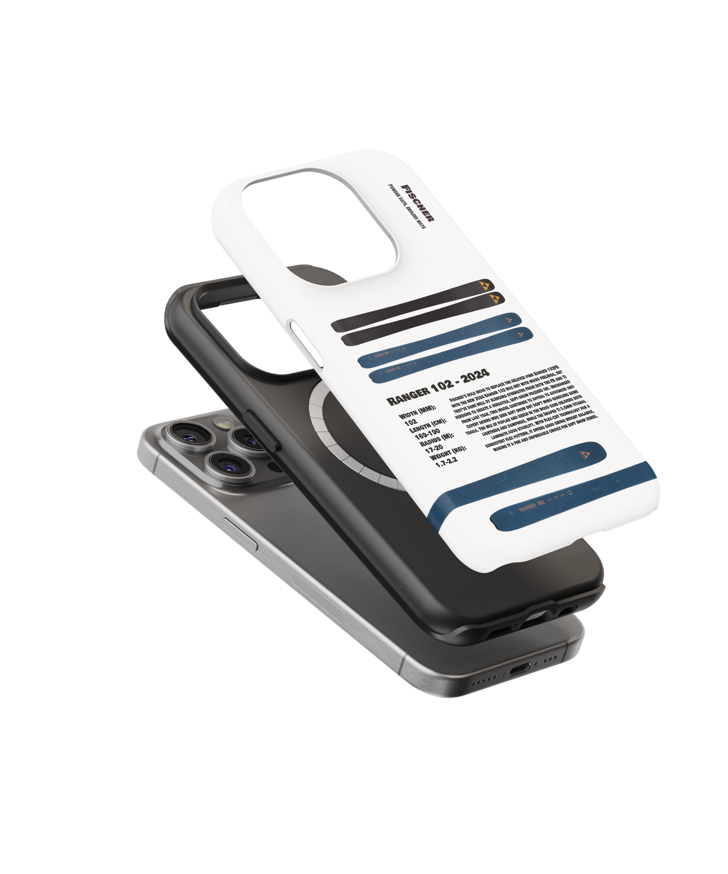 Fischer Ranger 102 - 2024 Ski Phone Case