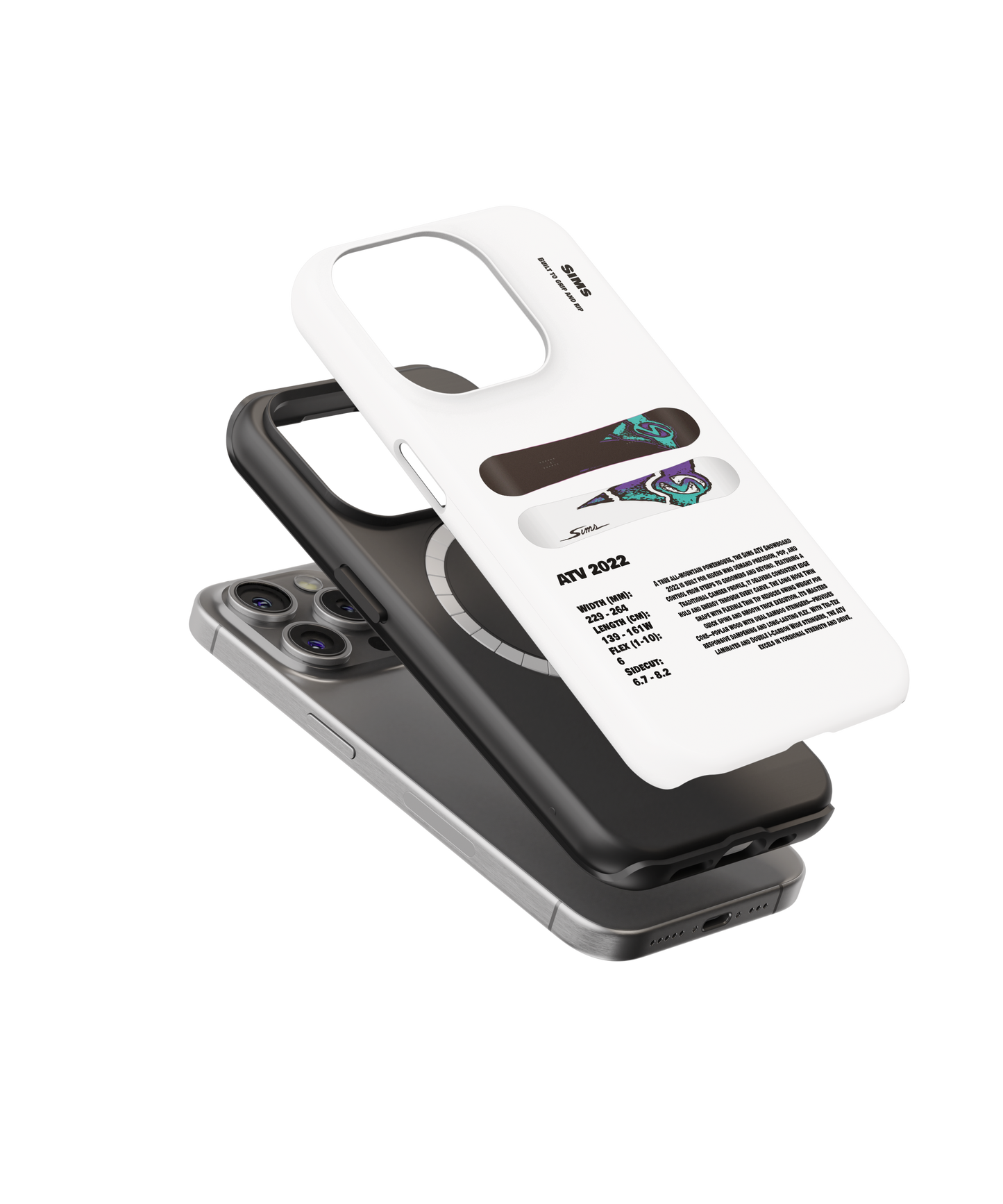 Sims ATV 2022 Snowboard Phone Case