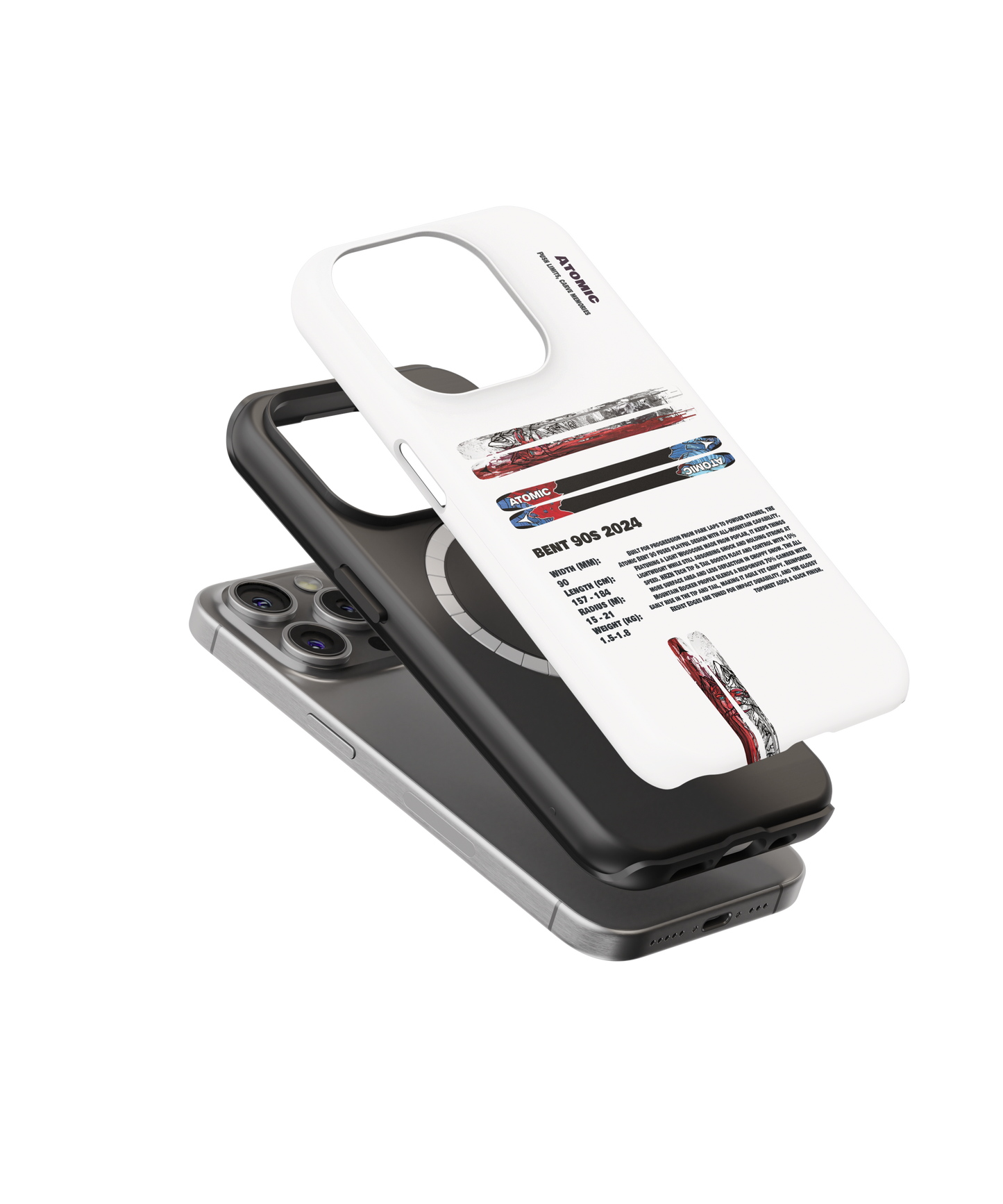 Atomic Bent 90s 2024 Ski Phone Case