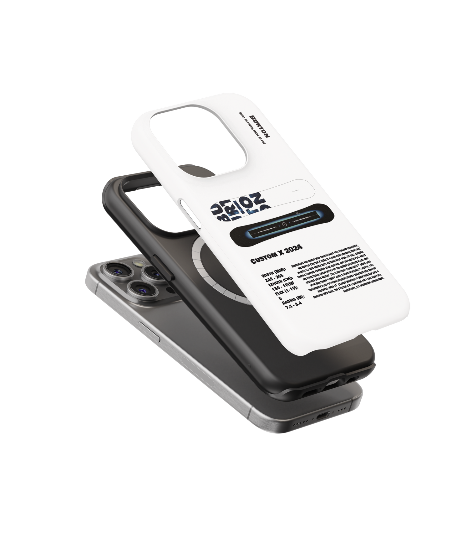 Burton Custom X 2024 Snowboard Phone Case