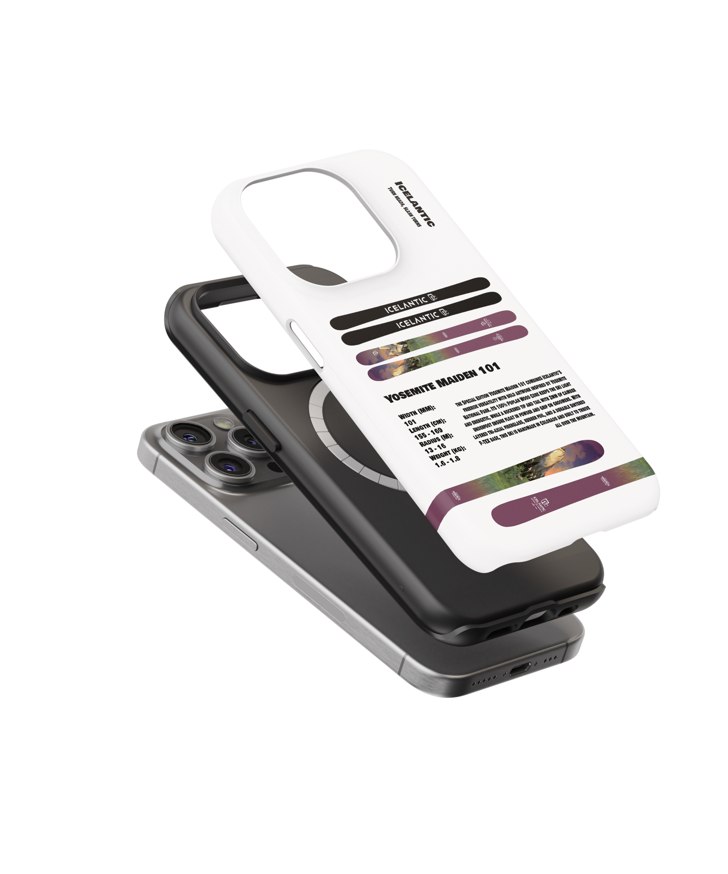 Icelantic Yosemite Maiden 101 Ski Phone Case