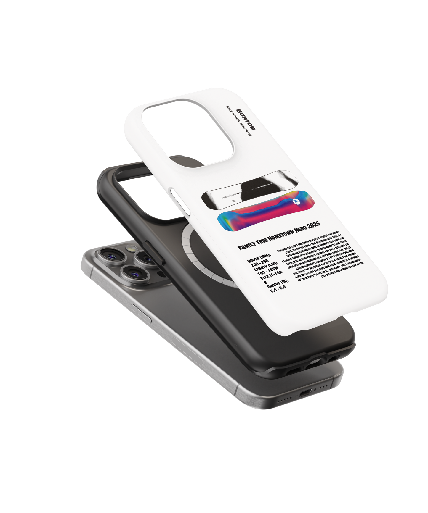Burton Family Tree Hometown Hero 2025 Snowboard Phone Case