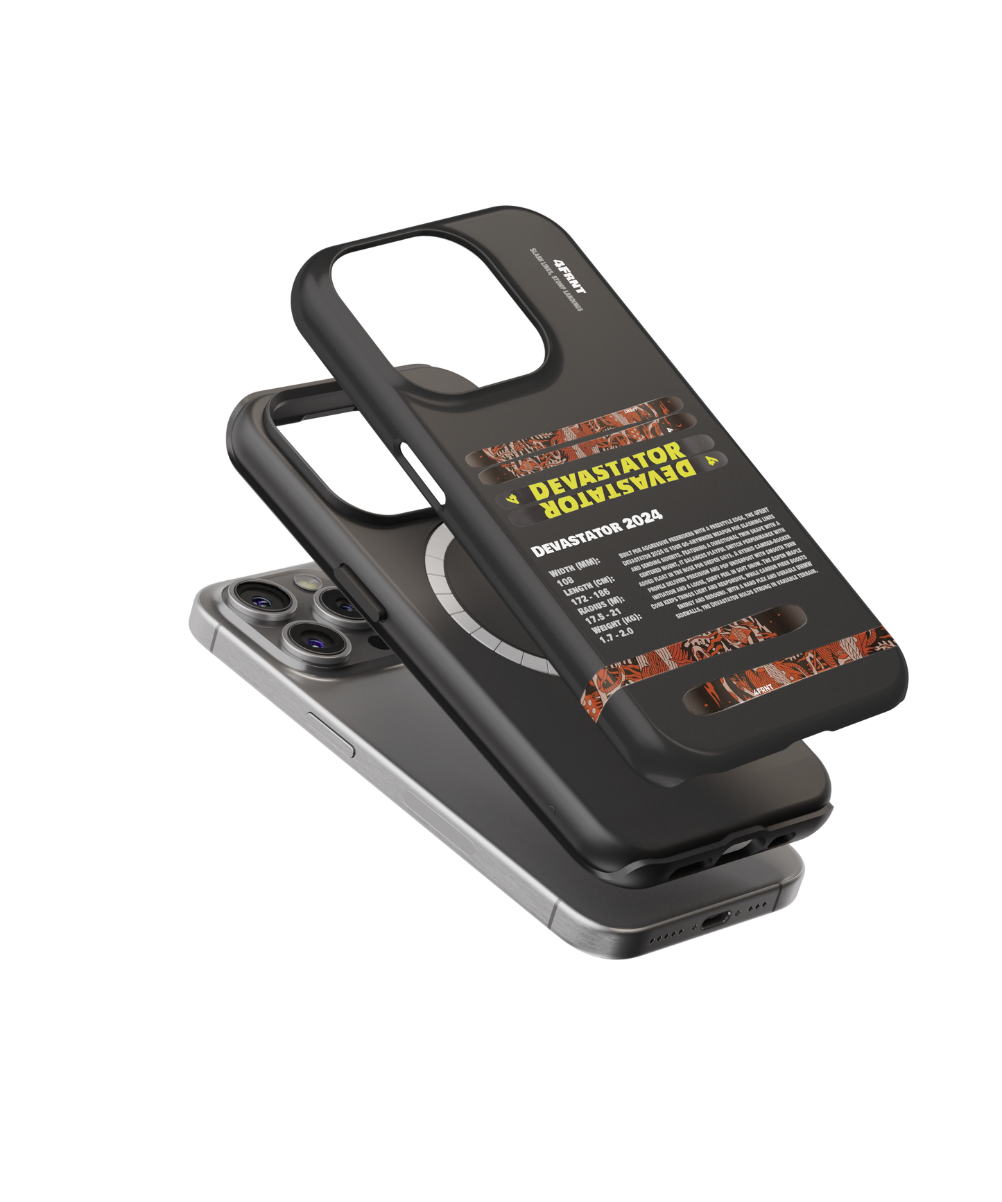 4Frnt Devastator 2024 Ski Phone Case