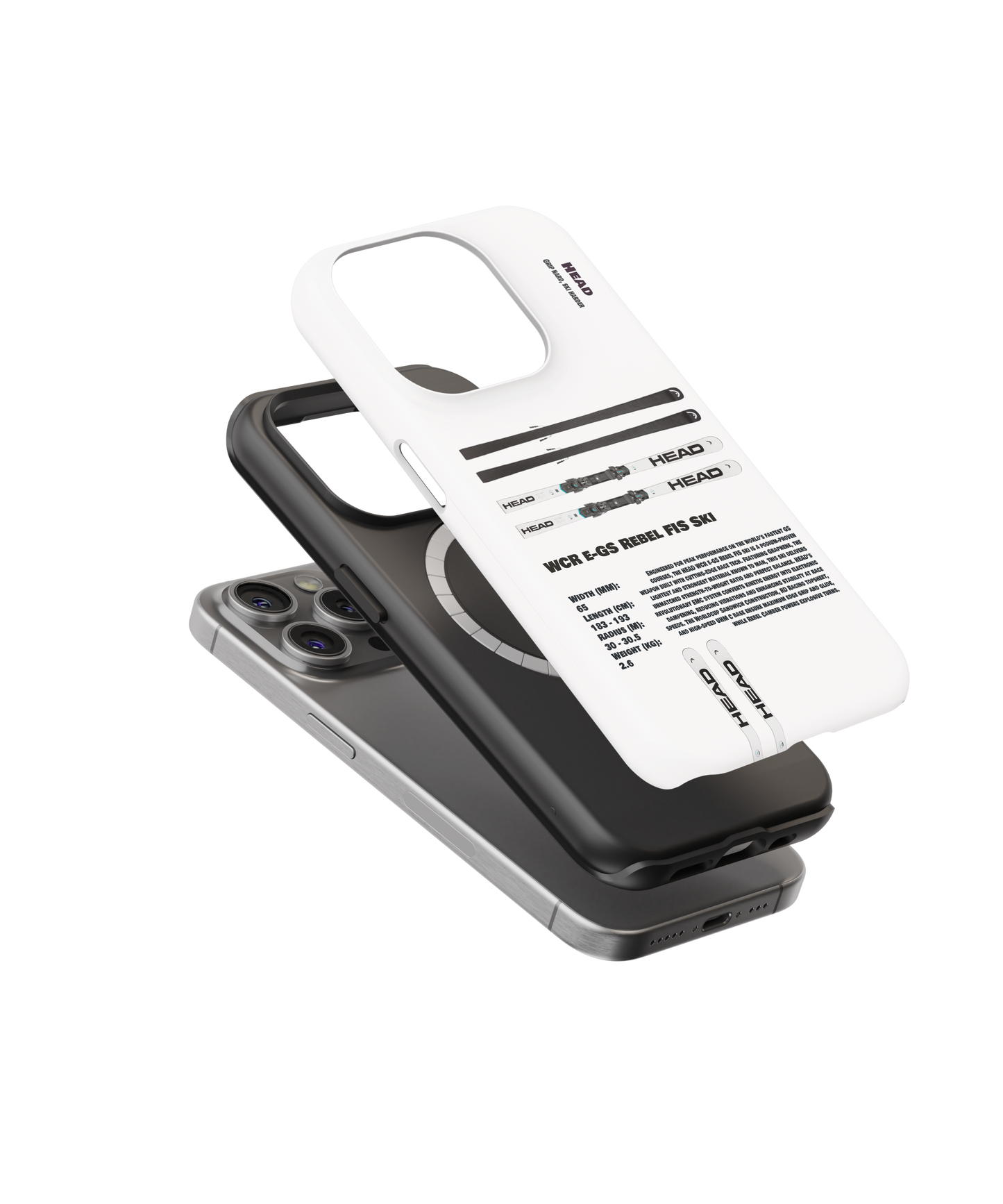 Head WCR e-GS Rebel FIS Ski Phone Case
