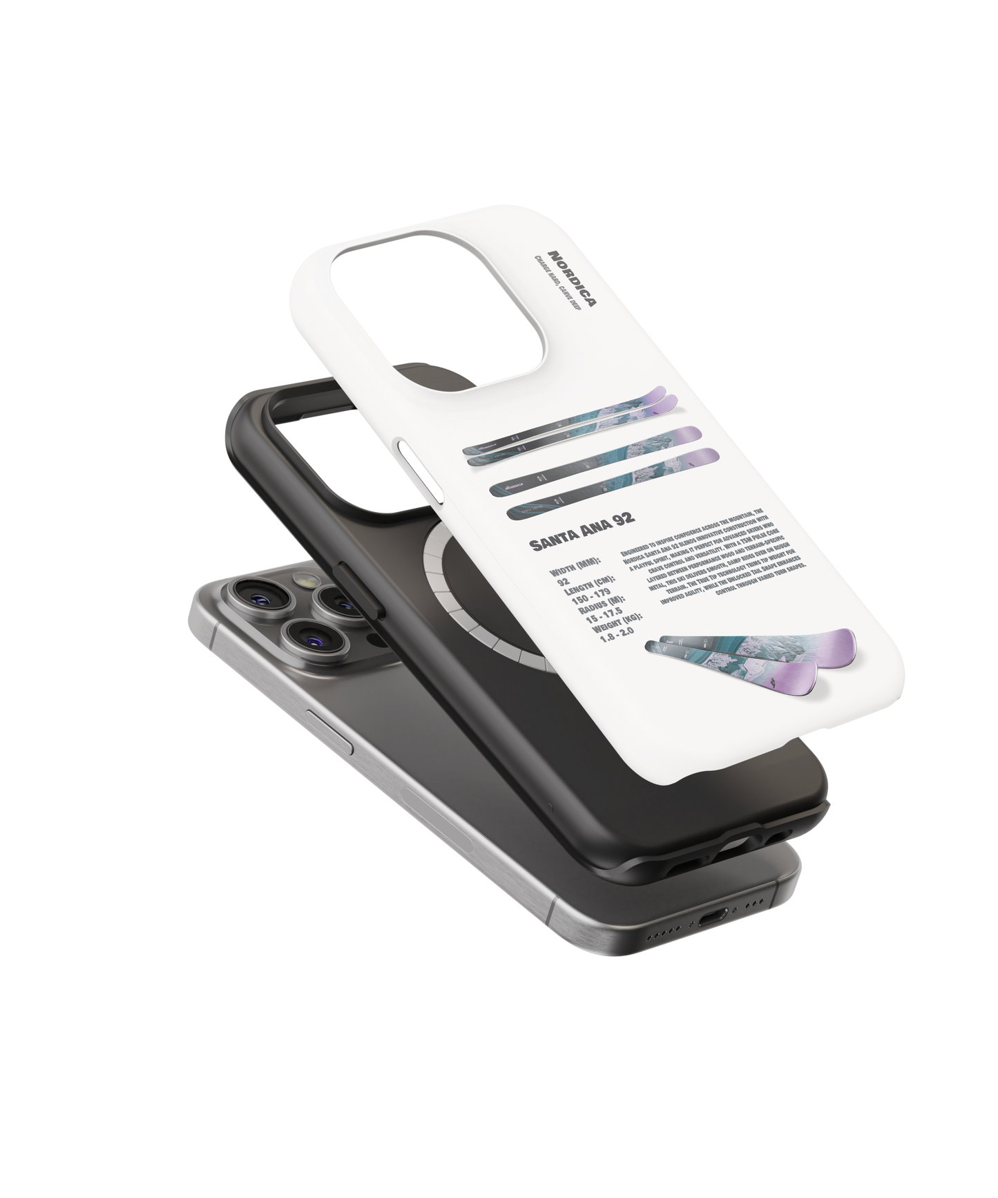 Santa Ana 92 - Ski Phone Case