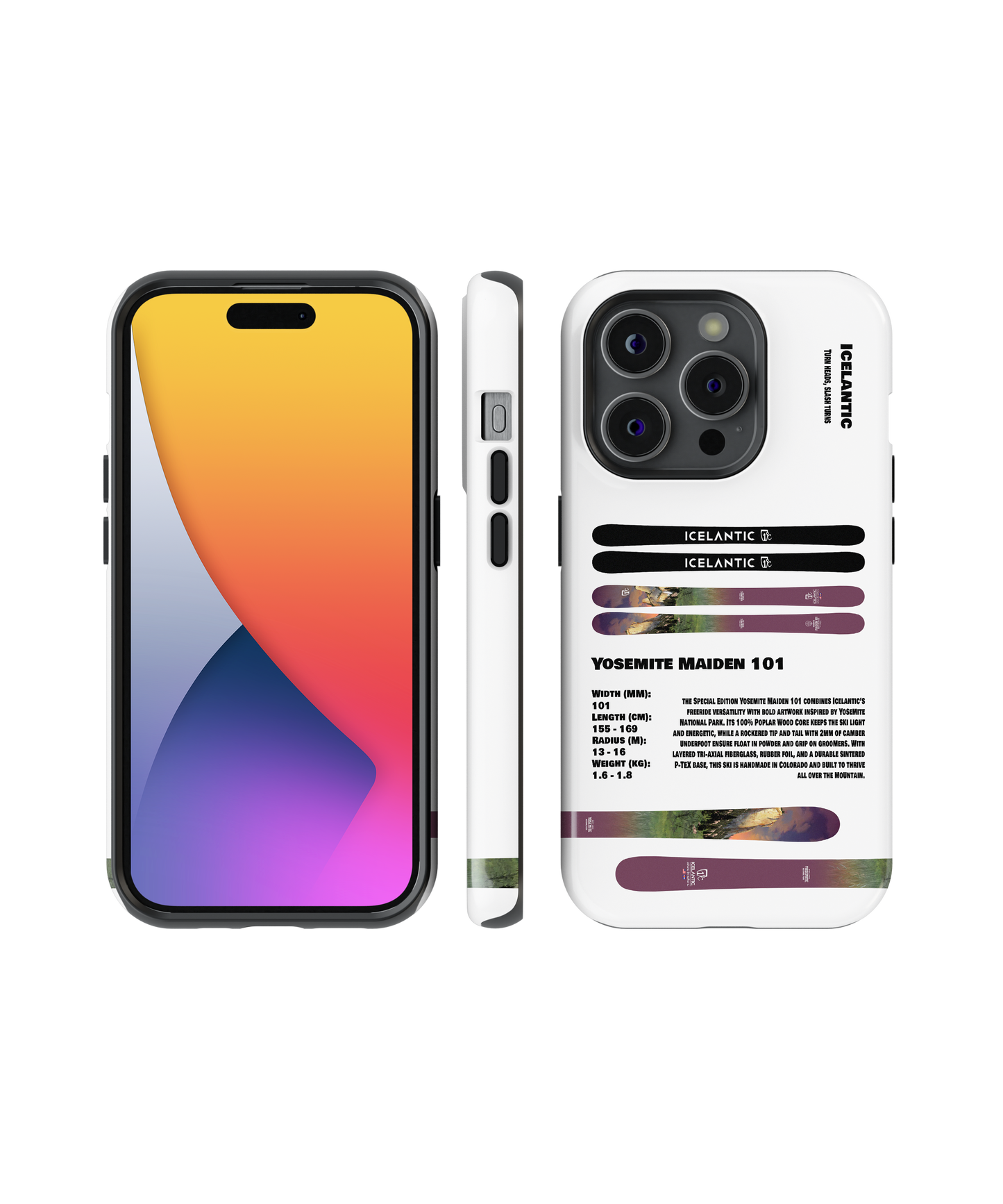 Icelantic Yosemite Maiden 101 Ski Phone Case