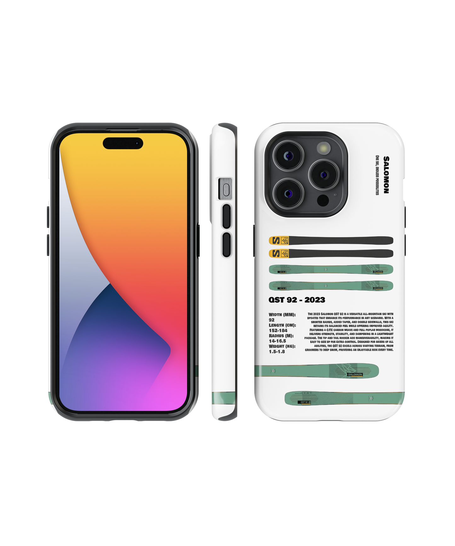 Salomon QST 92 - 2023 Ski Phone Case