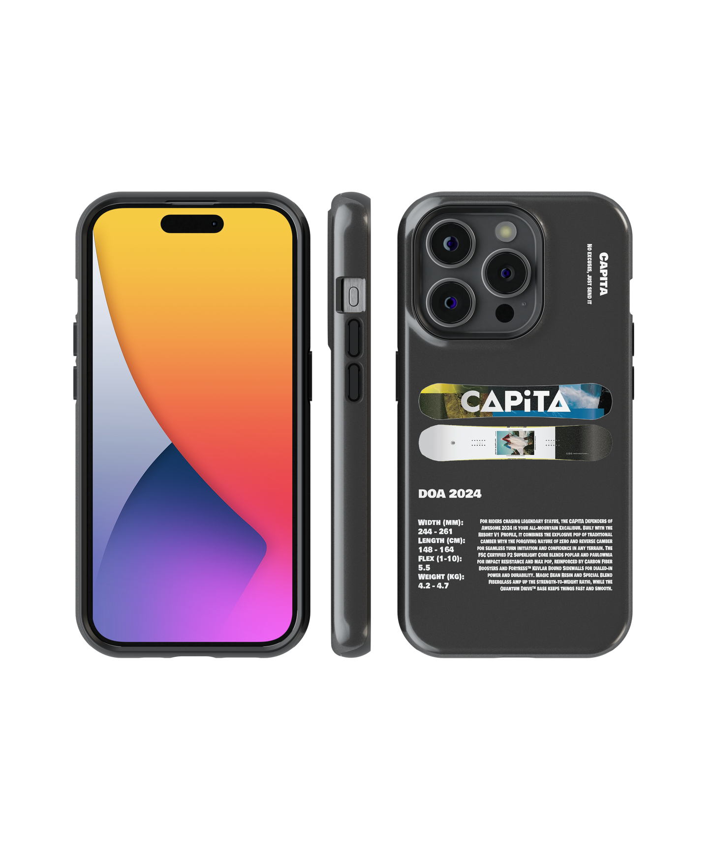 Capita DOA 2024 Snowboard Phone Case