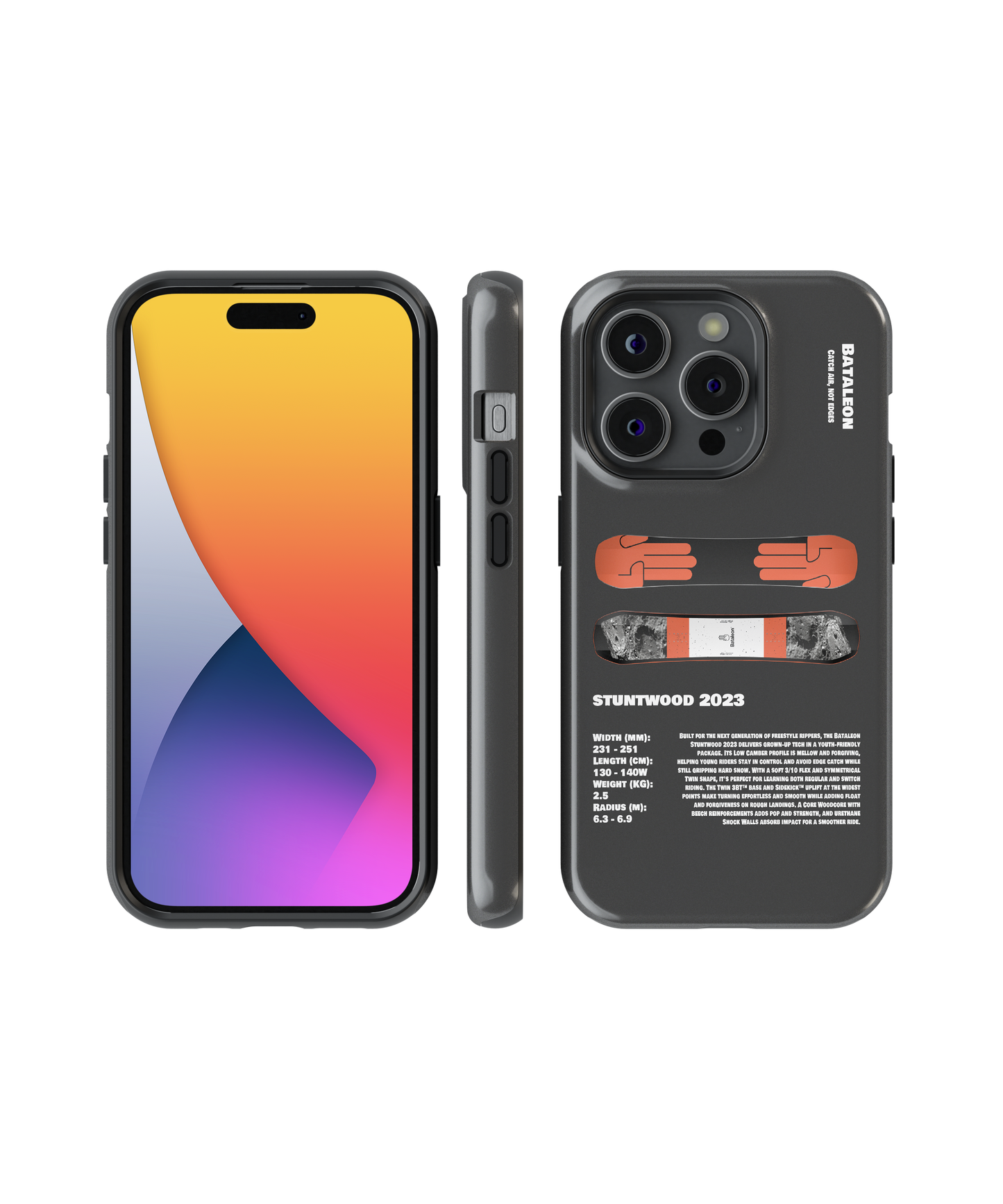 Bataleon Stuntwood 2023 Snowboard Phone Case