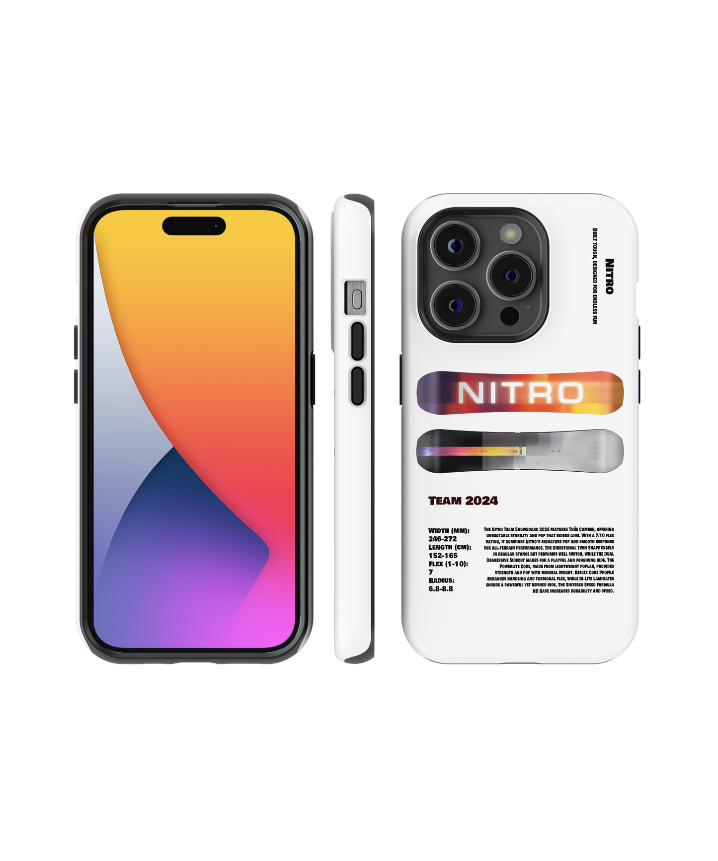 Nitro Team 2024 Snowboard Phone Case