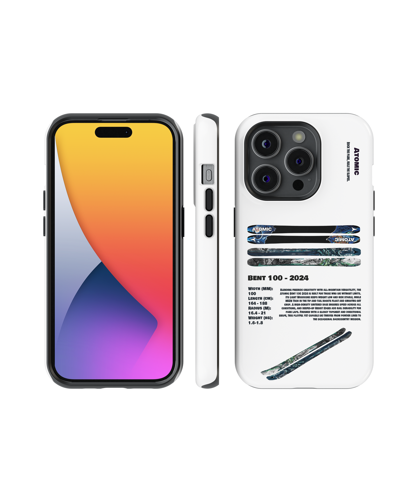 Atomic Bent 100 - 2024 Ski Phone Case