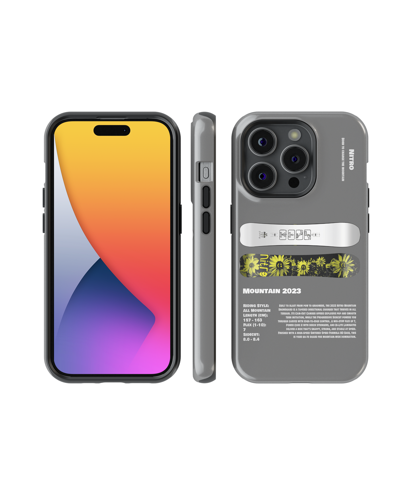 Nitro Mountain 2023 Snowboard Phone Case