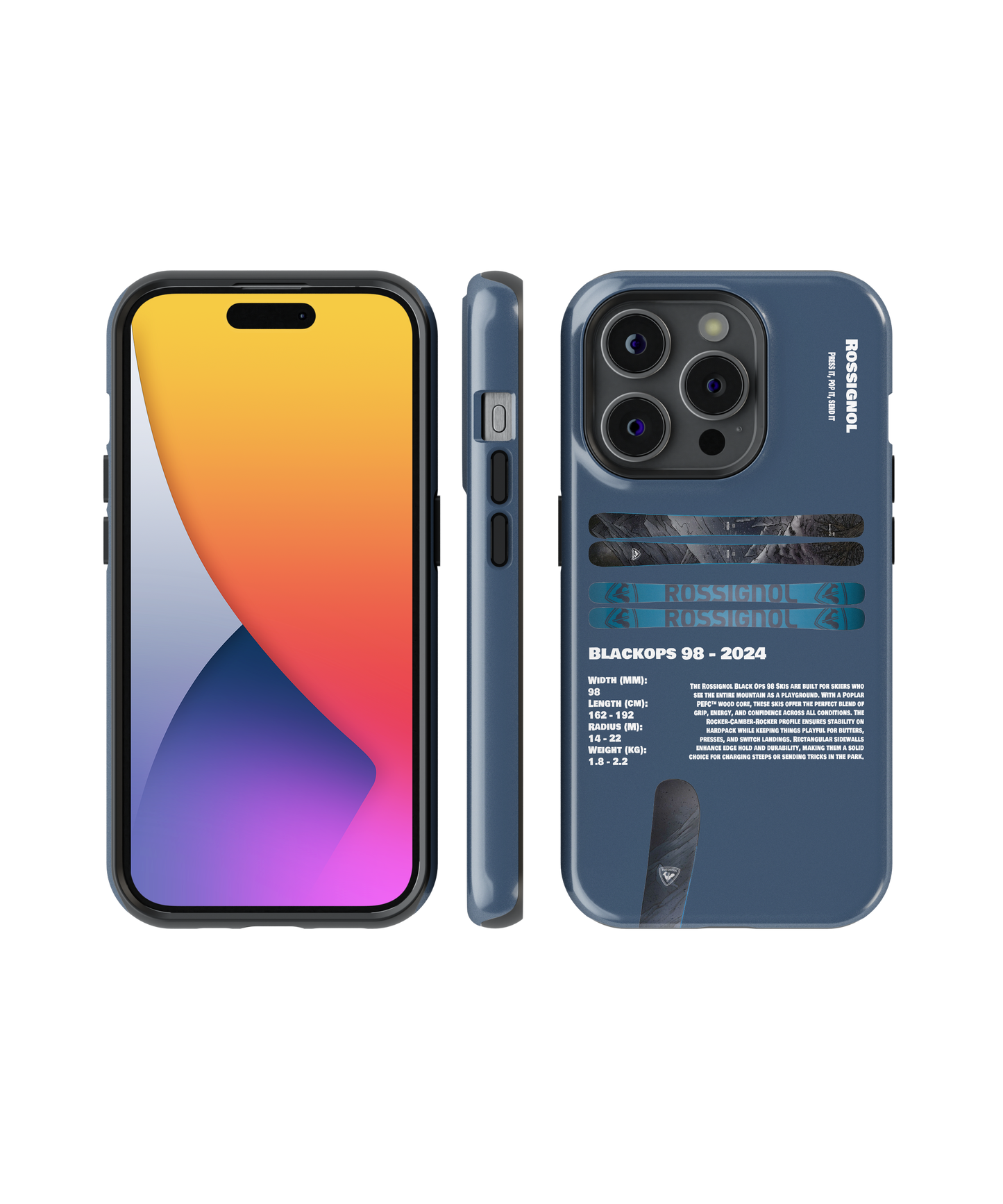 Rossignol Blackops Gamer 98 - 2024 Ski Phone Case