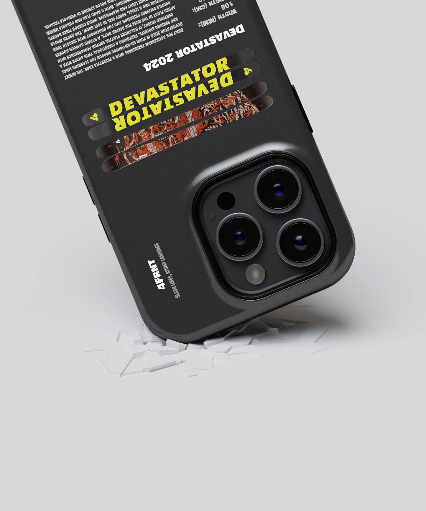 4Frnt Devastator 2024 Ski Phone Case