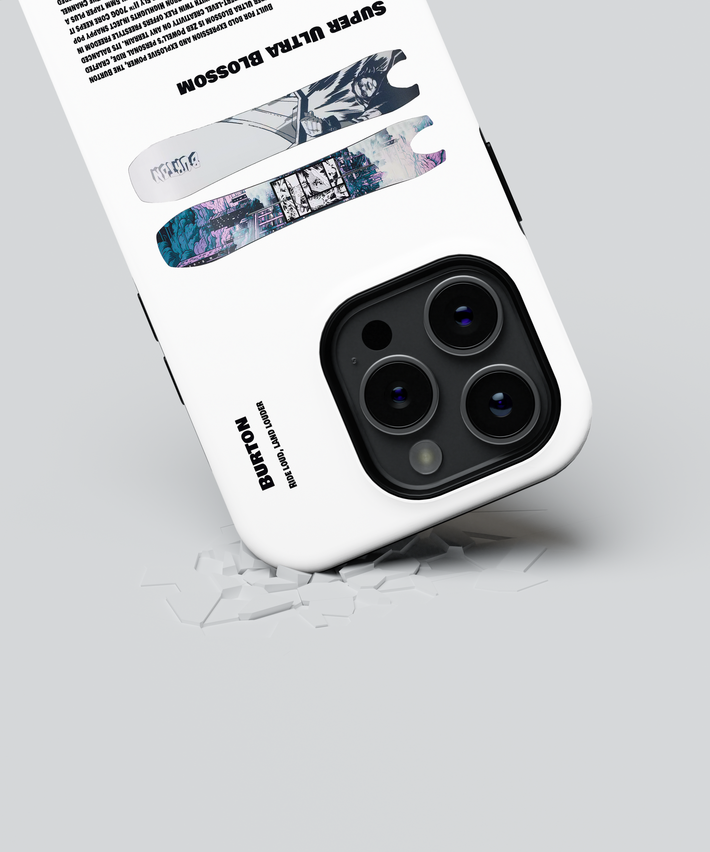Burton Super Ultra Blossom Camber Snowboard Phone Case