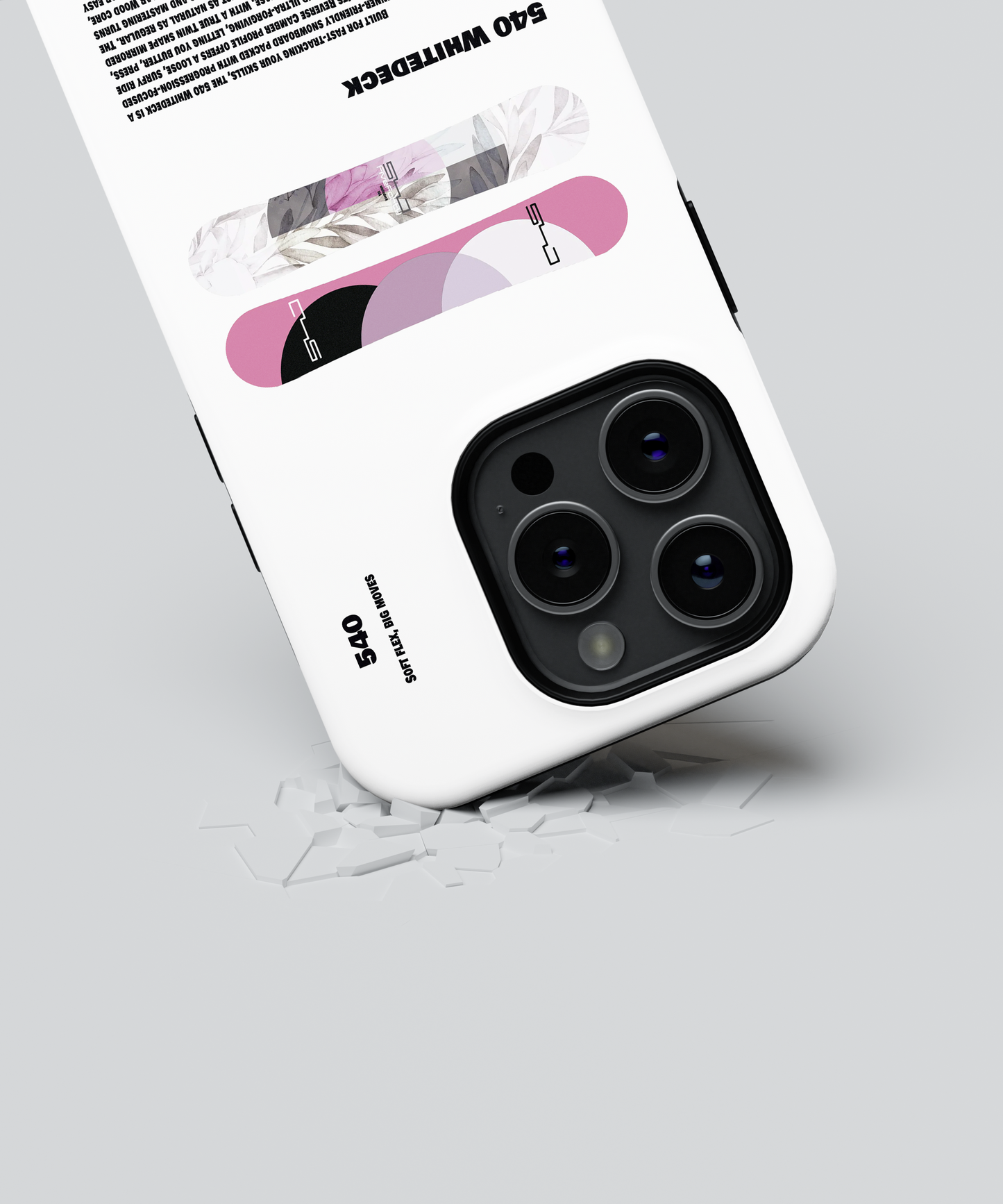 540 Whitedeck Snowboard Phone Case