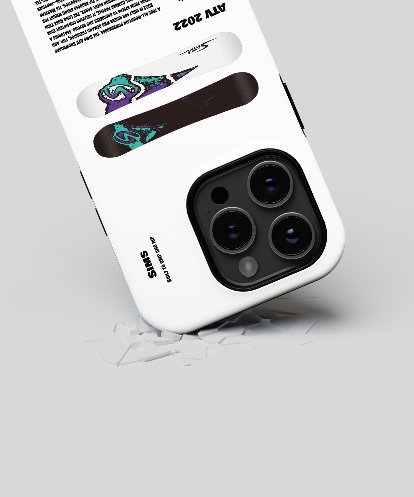 Sims ATV 2022 Snowboard Phone Case