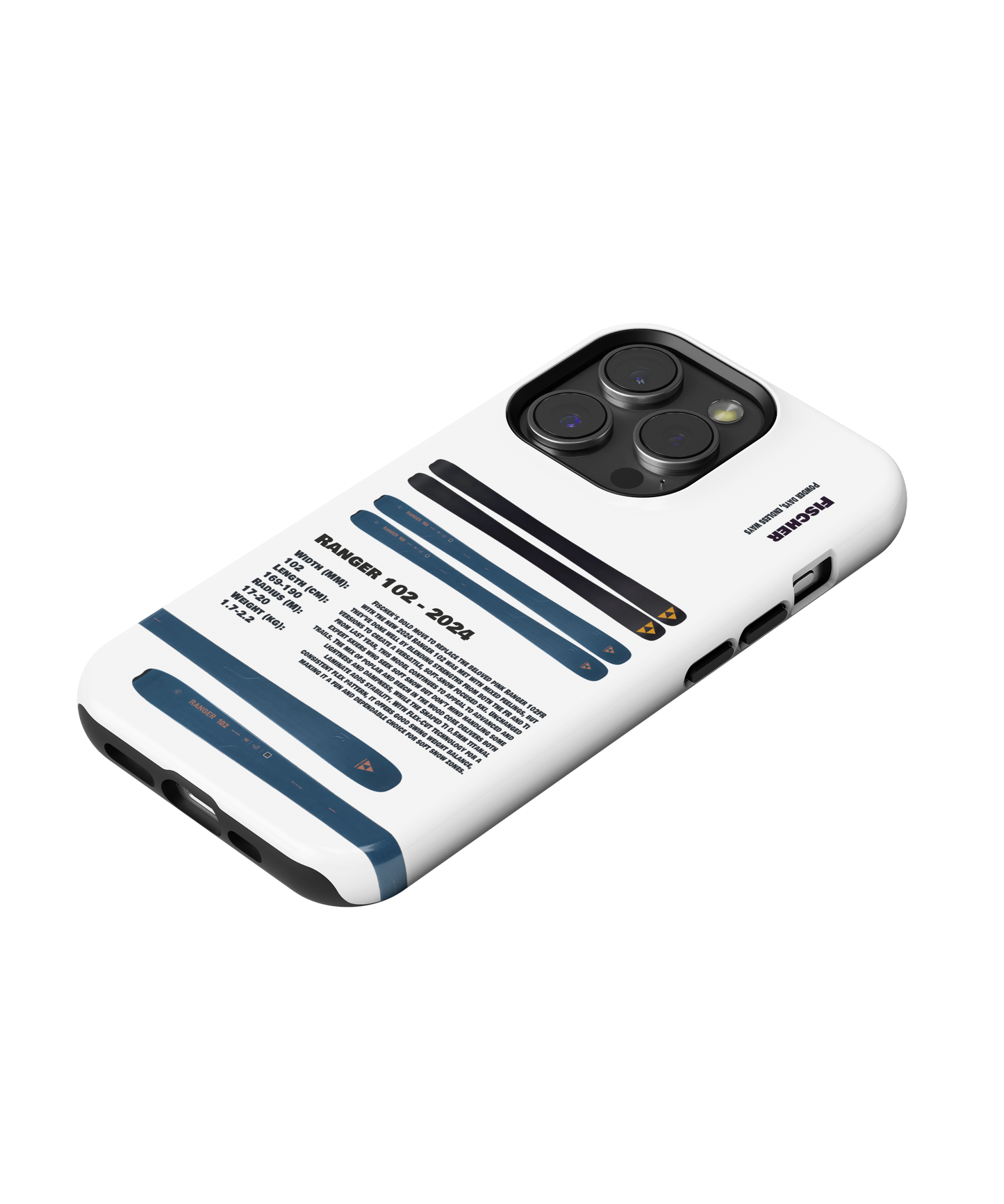 Fischer Ranger 102 - 2024 Ski Phone Case