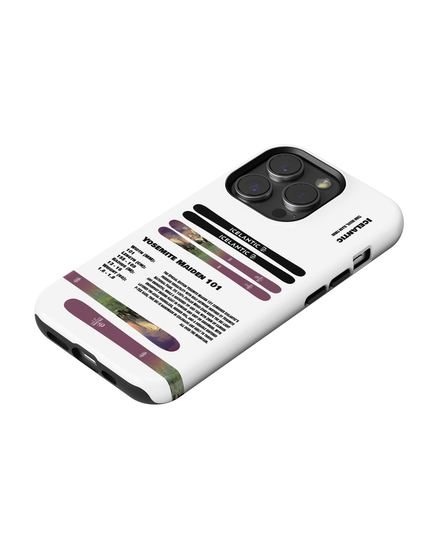 Icelantic Yosemite Maiden 101 Ski Phone Case